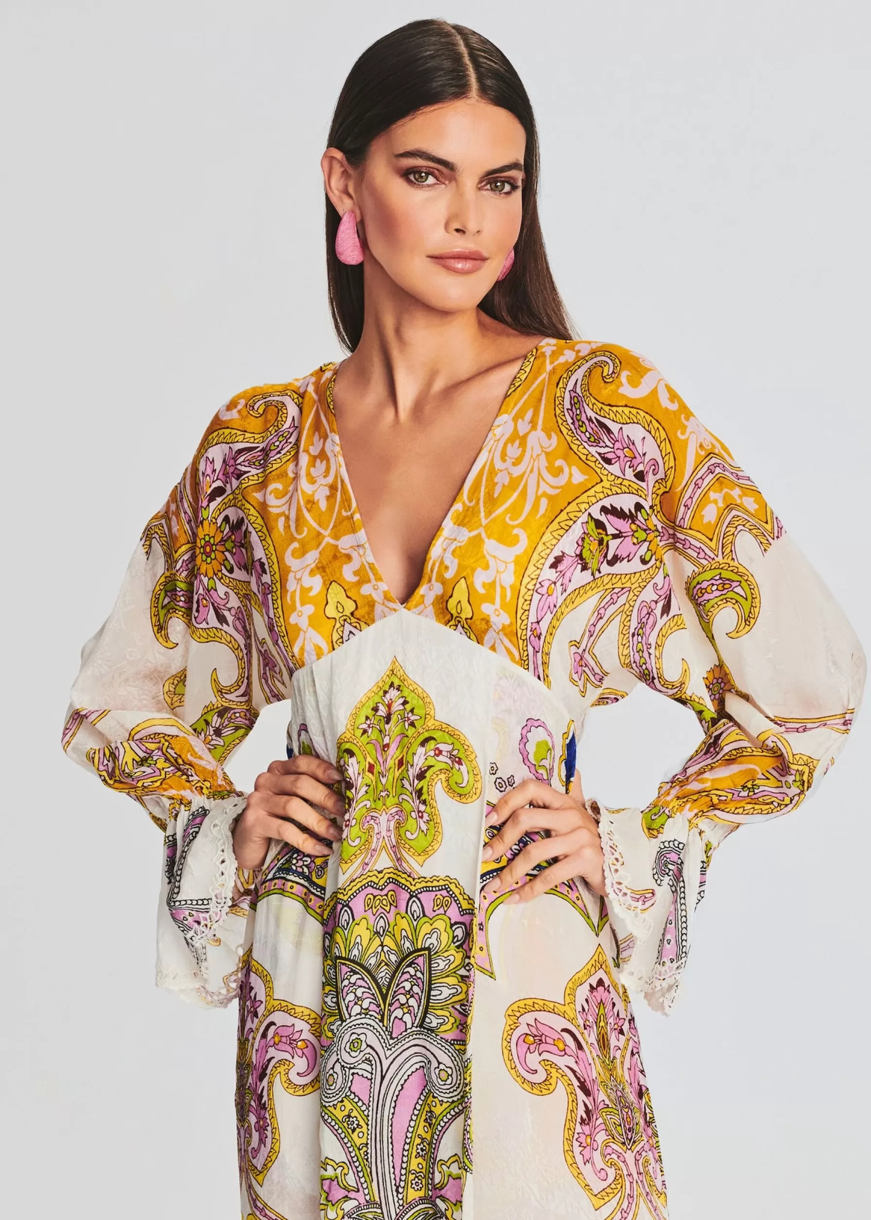 Retrofete Agra Kaftan Off White Cheap