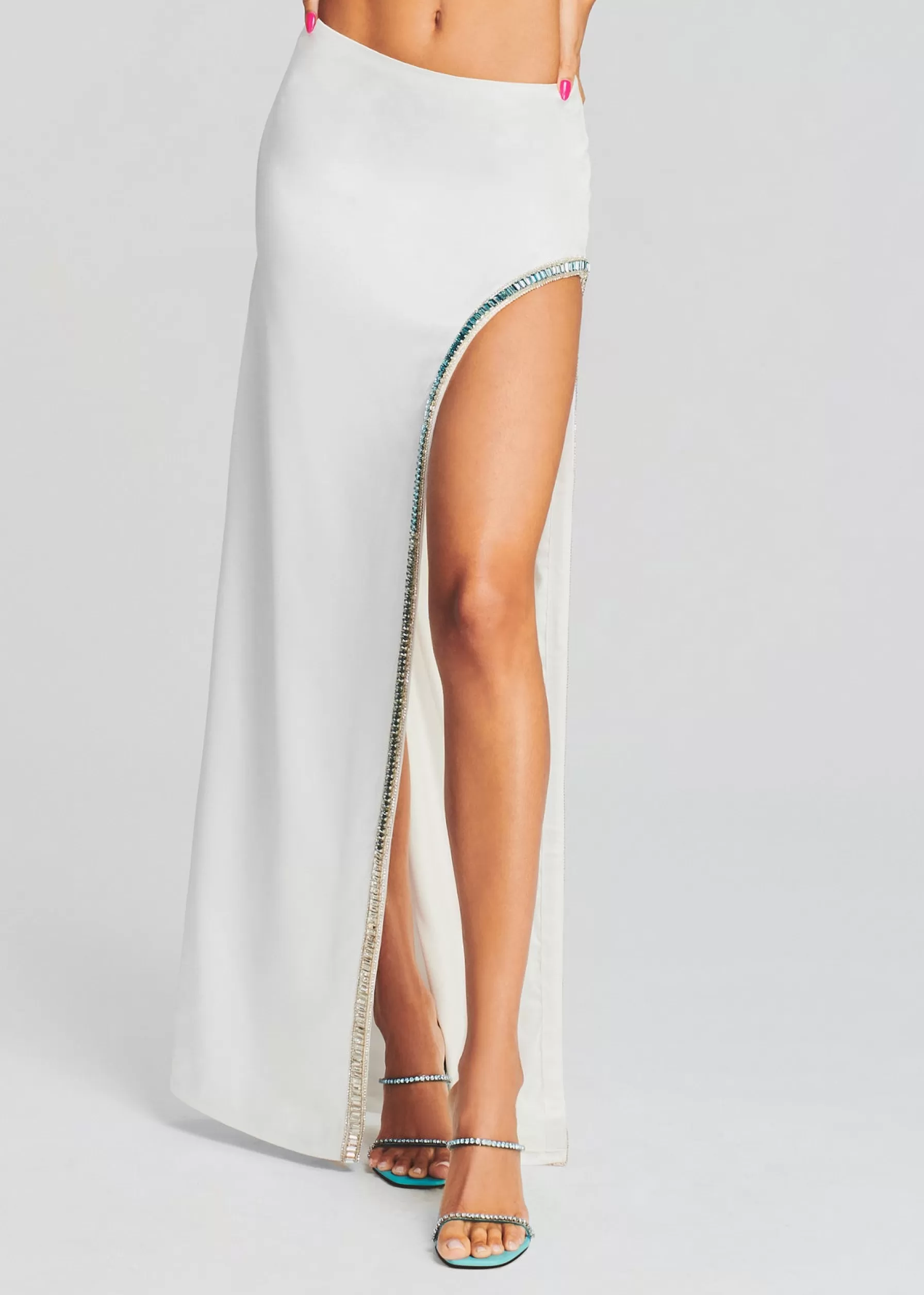 Retrofete Aline Skirt White/Blue Online