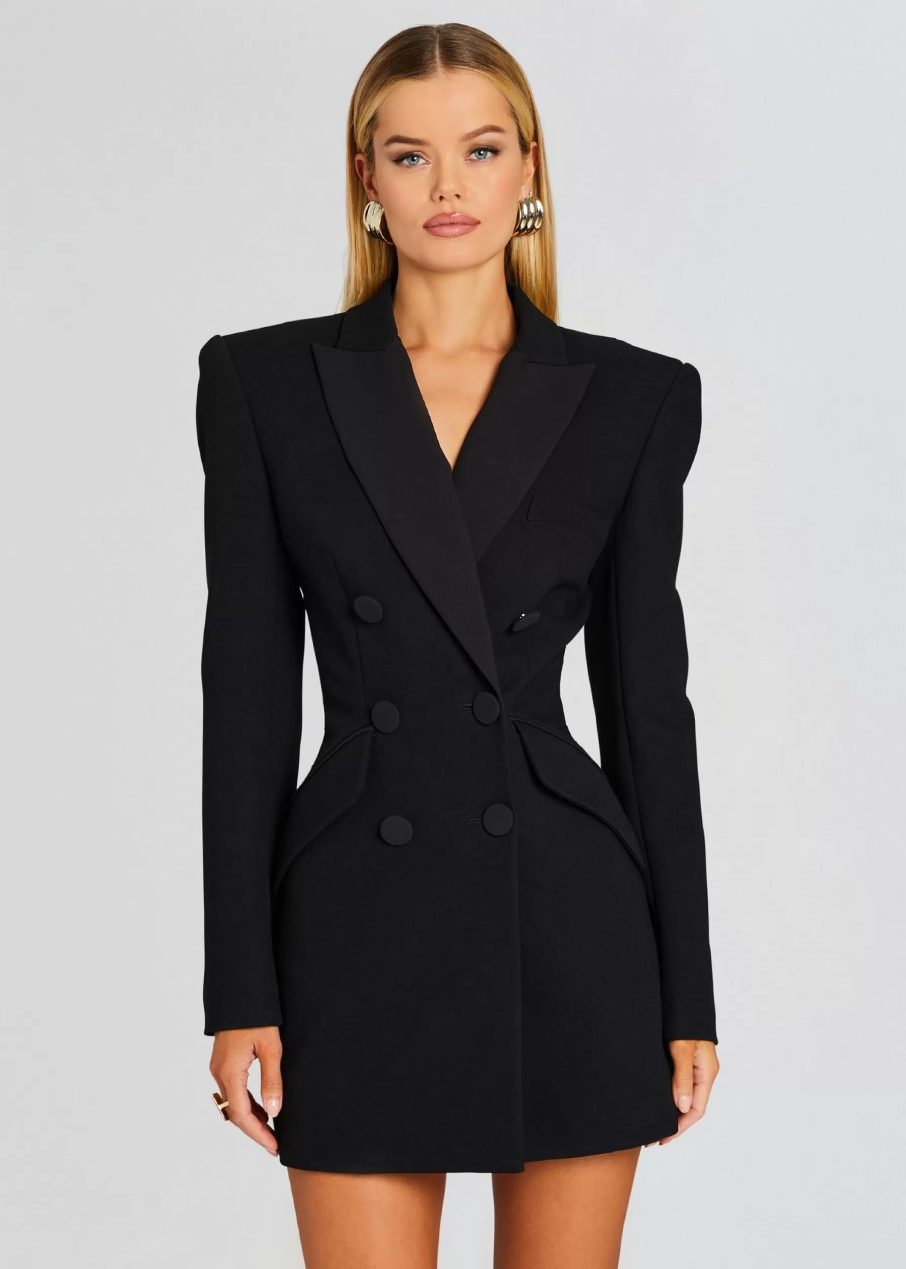 Retrofete Amberly Blazer Dress Black Fashion