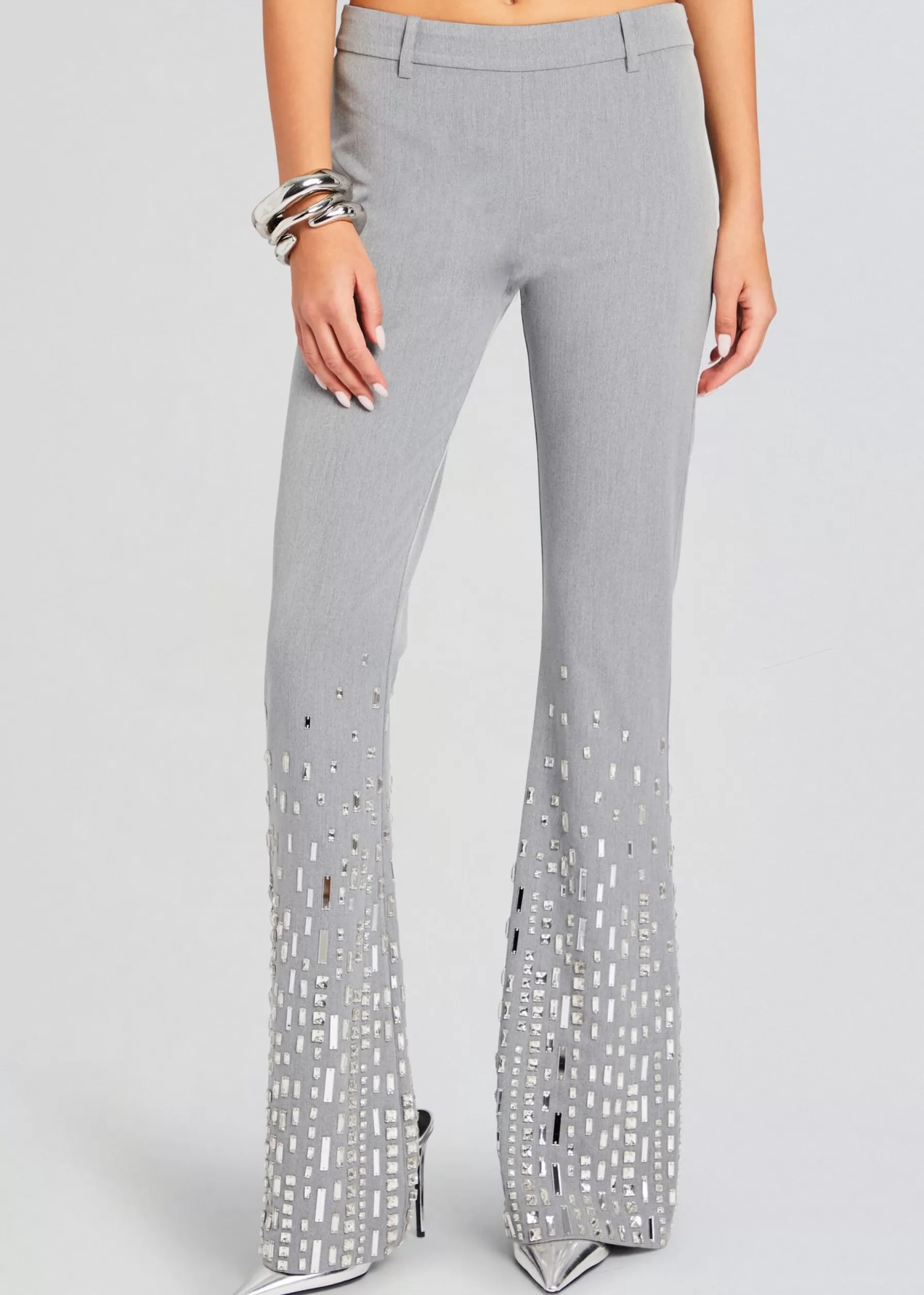 Retrofete Aram Embellished Pant Gray/Silver Fashion