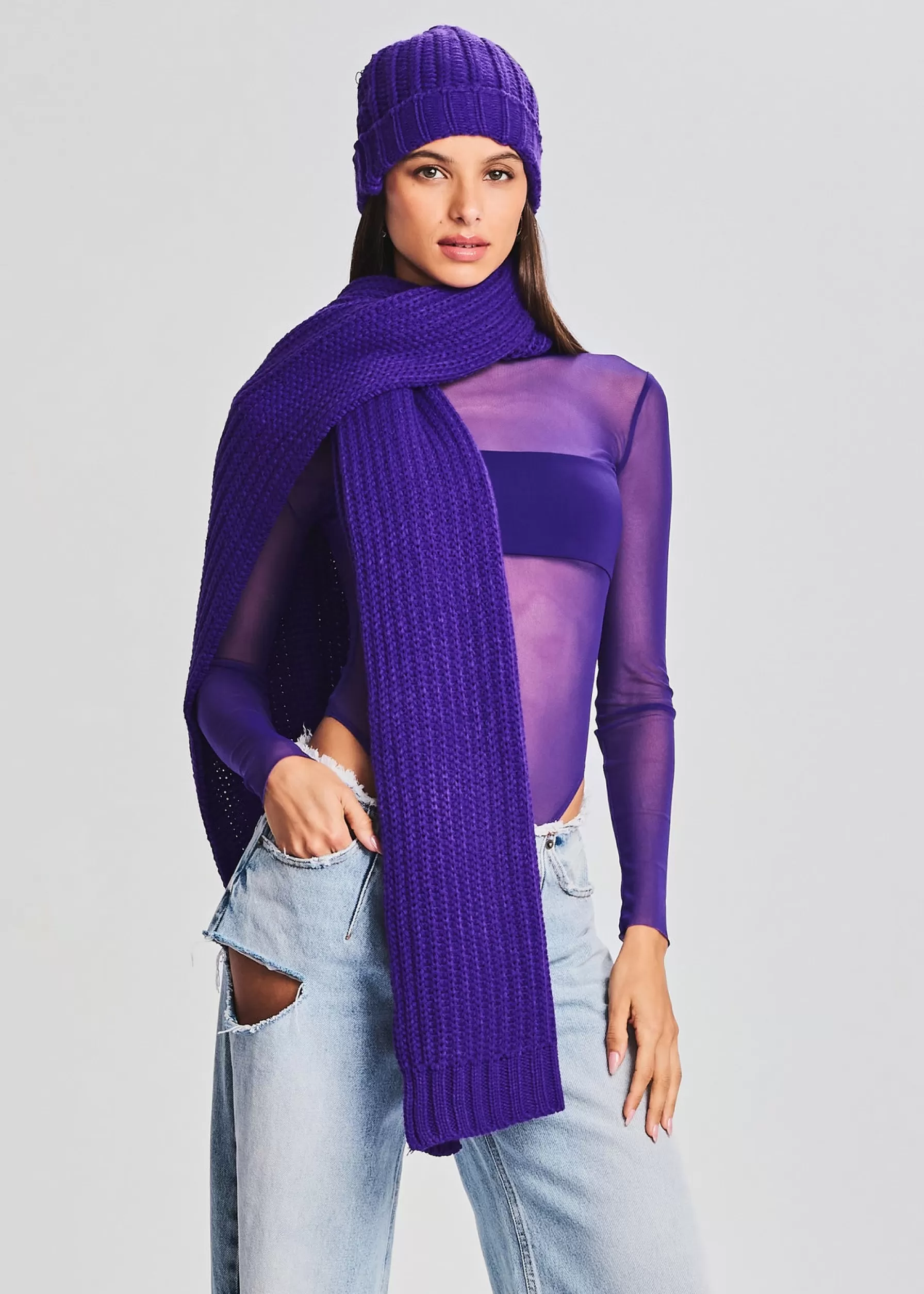 Retrofete Ash Scarf Violet Cheap