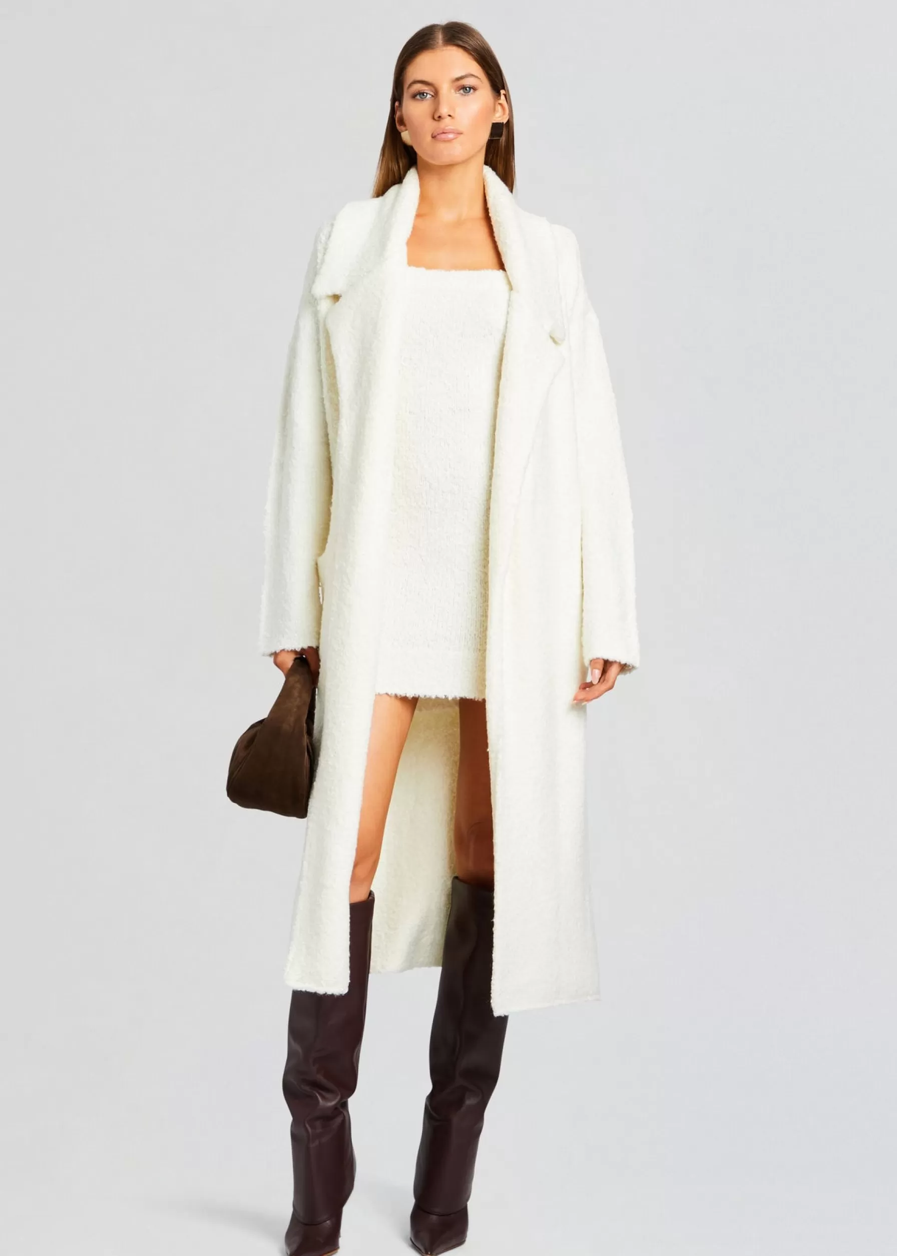 Retrofete Athena Boucle Robe Winter White Store