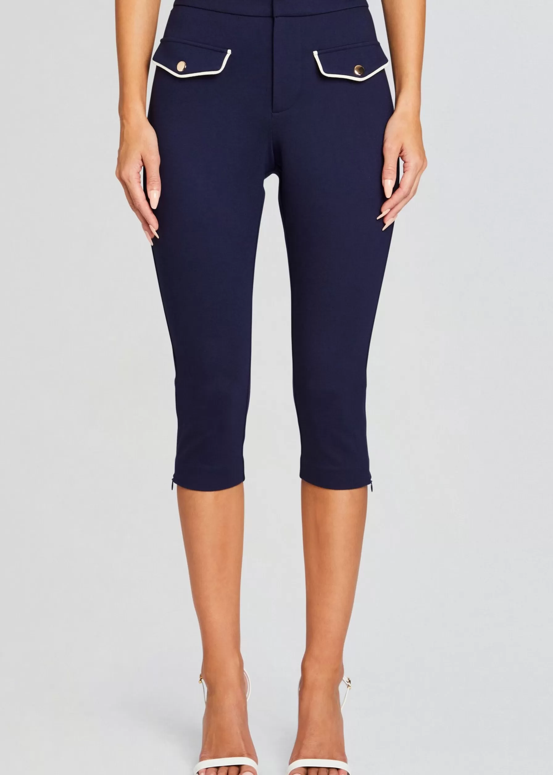 Retrofete Basil Capri Pant Navy Hot