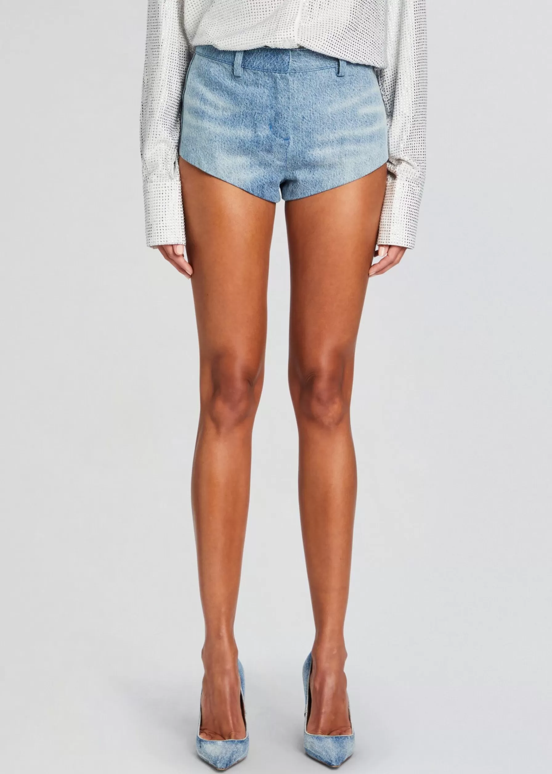 Retrofete Brianna Denim Short Vintage Oasis Hot