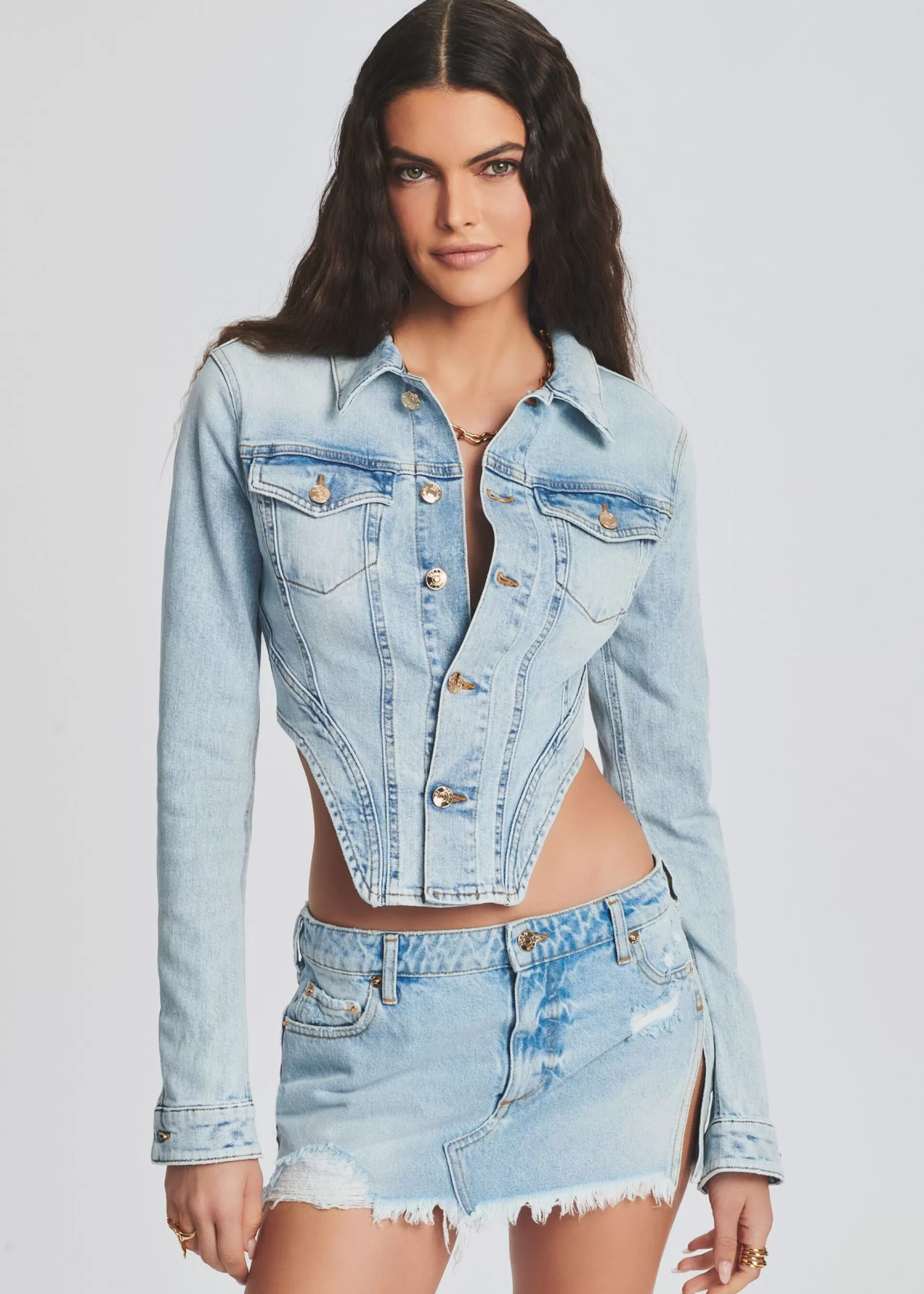 Retrofete Carolina Denim Jacket Skylight Best Sale