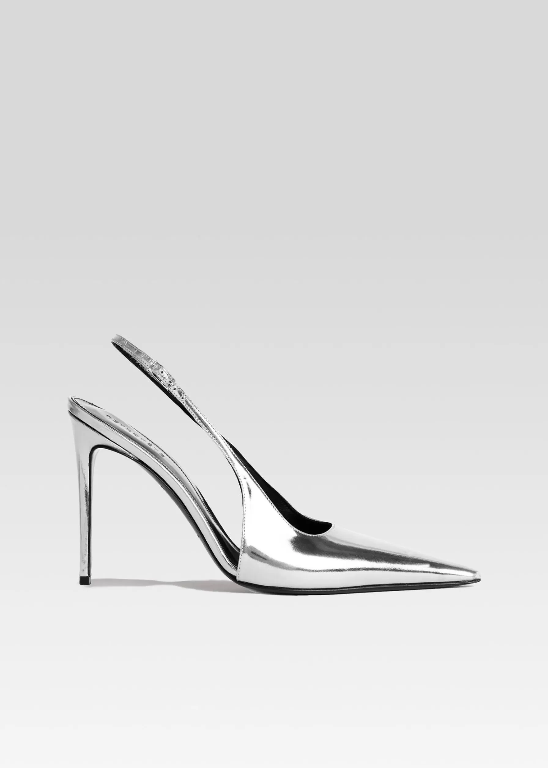 Retrofete Cindy Slingback Heel Silver Hot