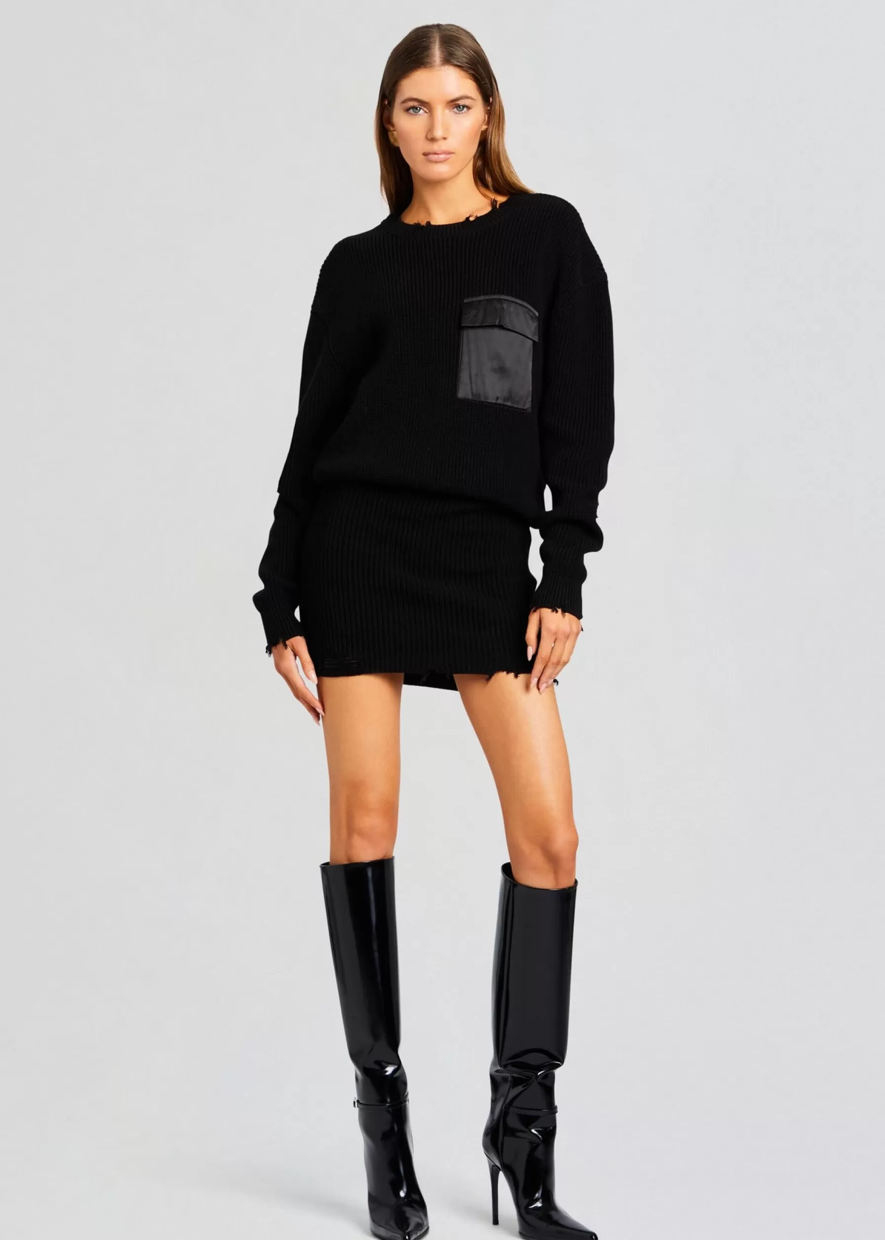 Retrofete Daniella Sweater Dress Black Flash Sale