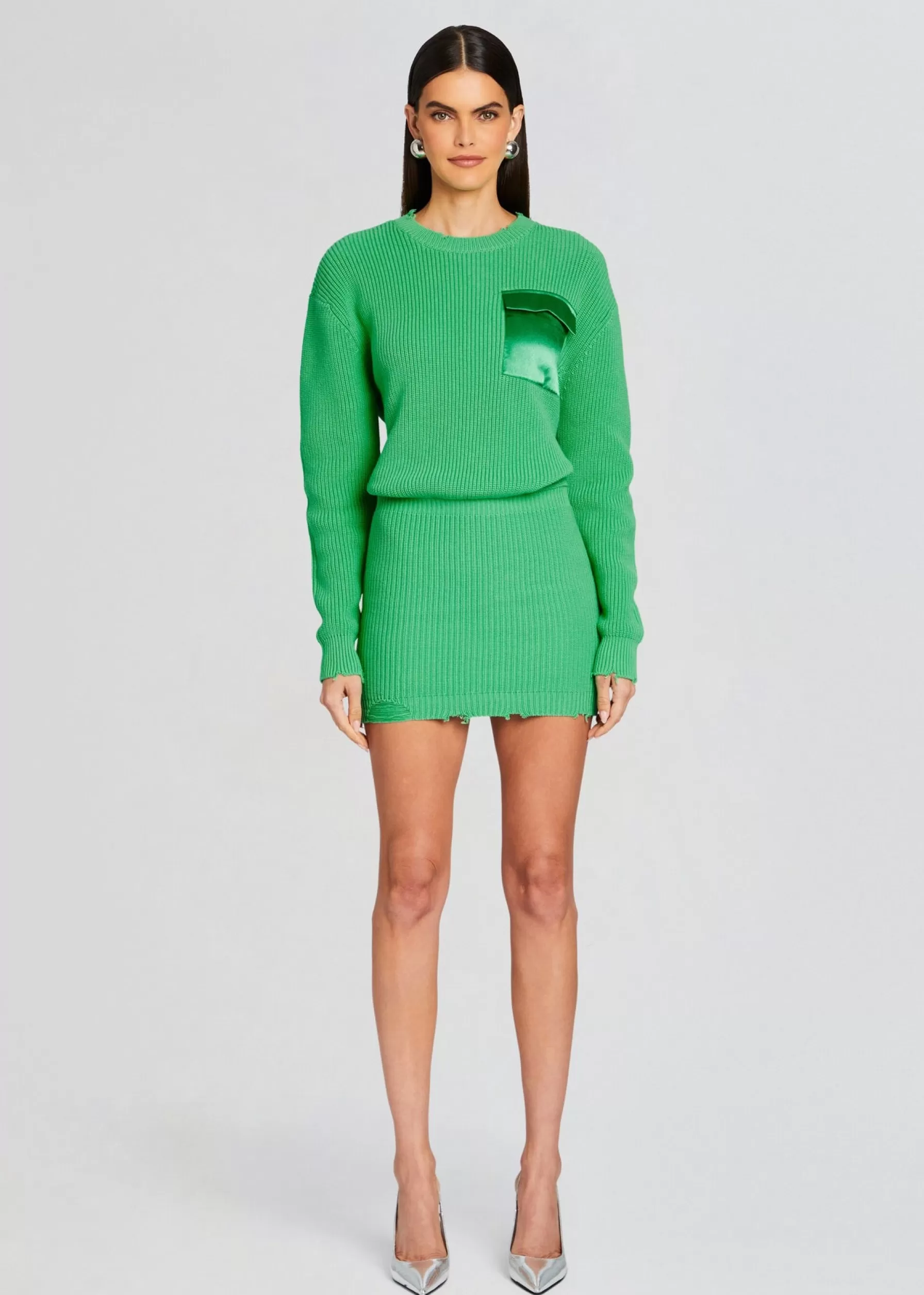 Retrofete Daniella Sweater Dress Pistachio Best