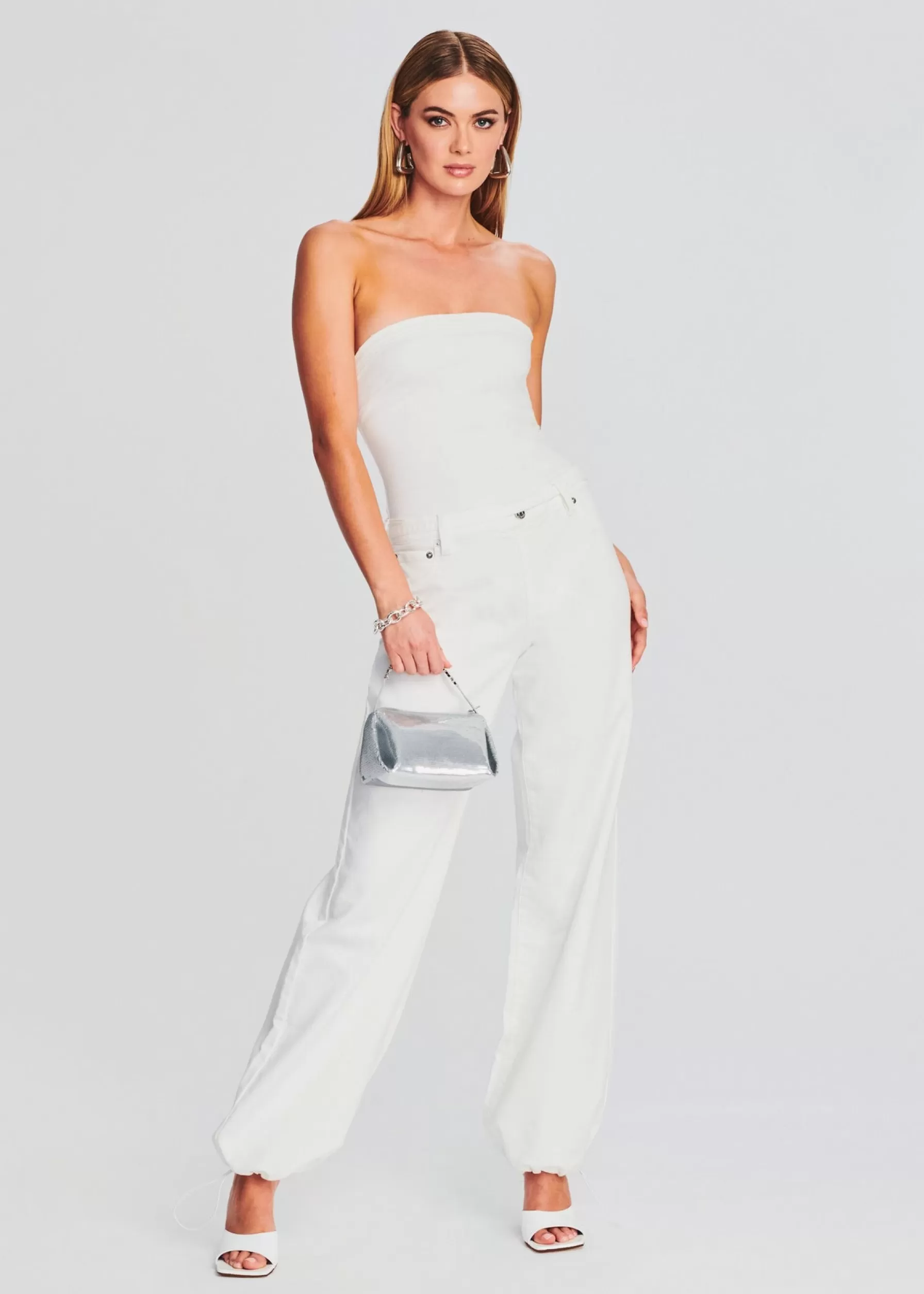 Retrofete Delancey Jumpsuit White Discount