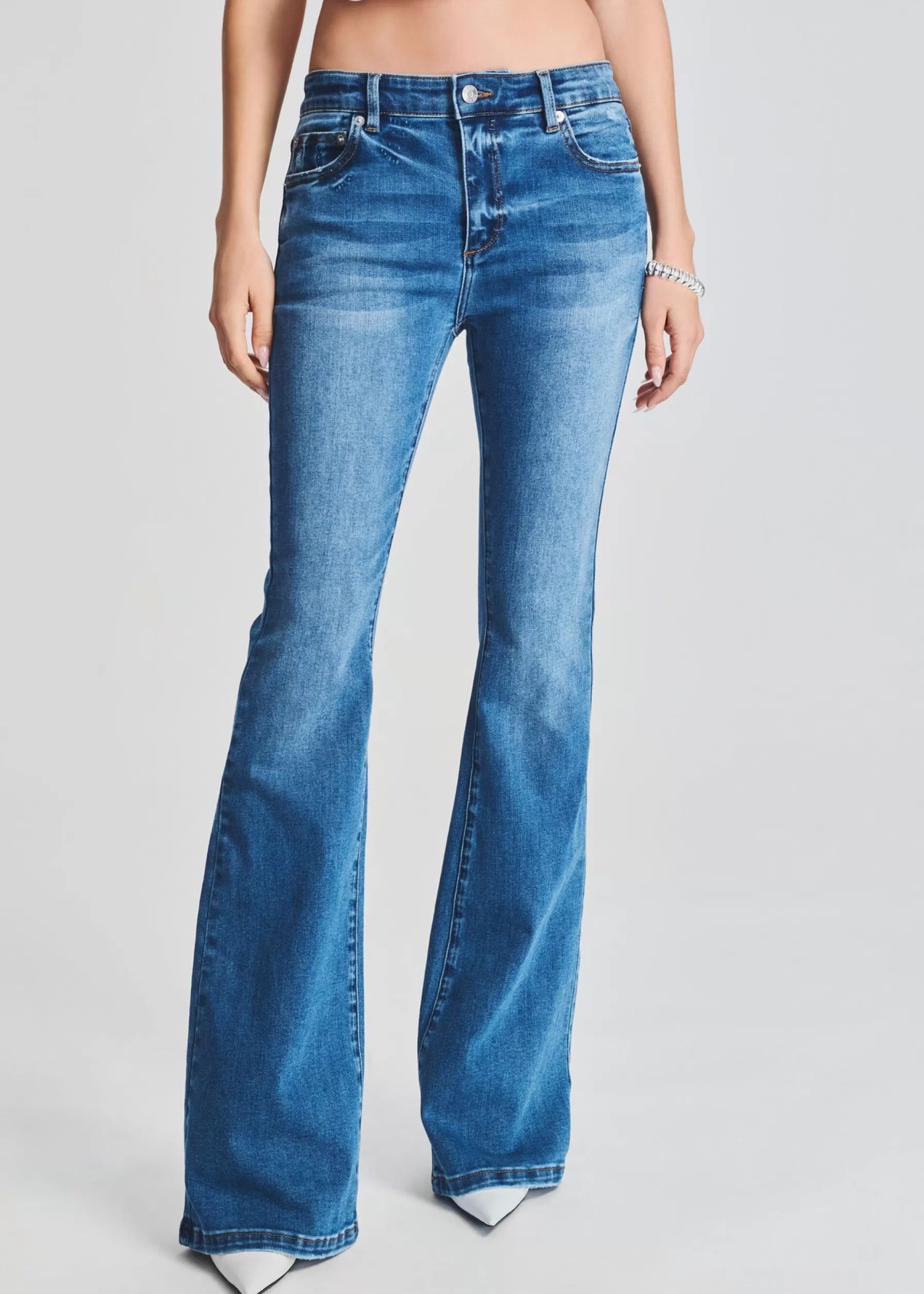 Retrofete Demi Mid Rise Jean Bayside Cheap