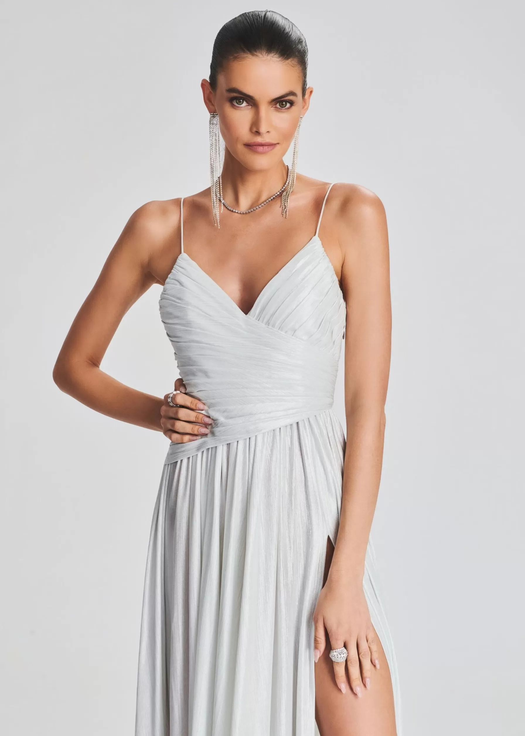 Retrofete Doss Dress Silver/White Best Sale