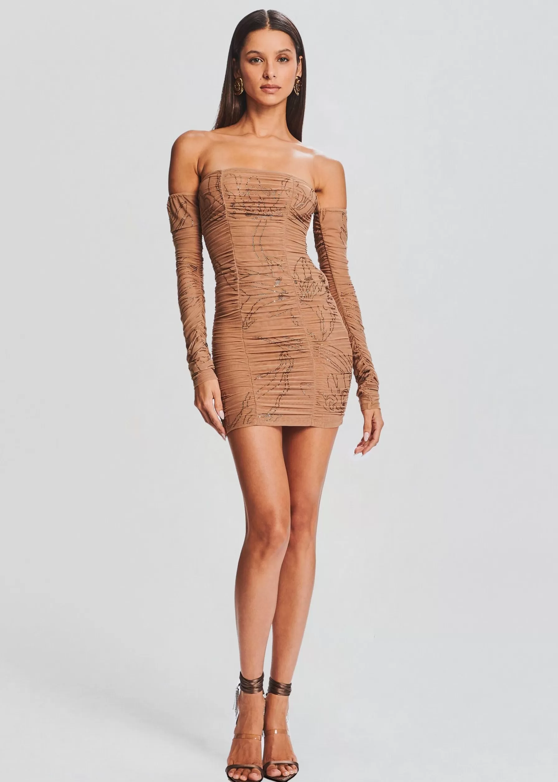 Retrofete Dream Mini Dress Nude Fashion