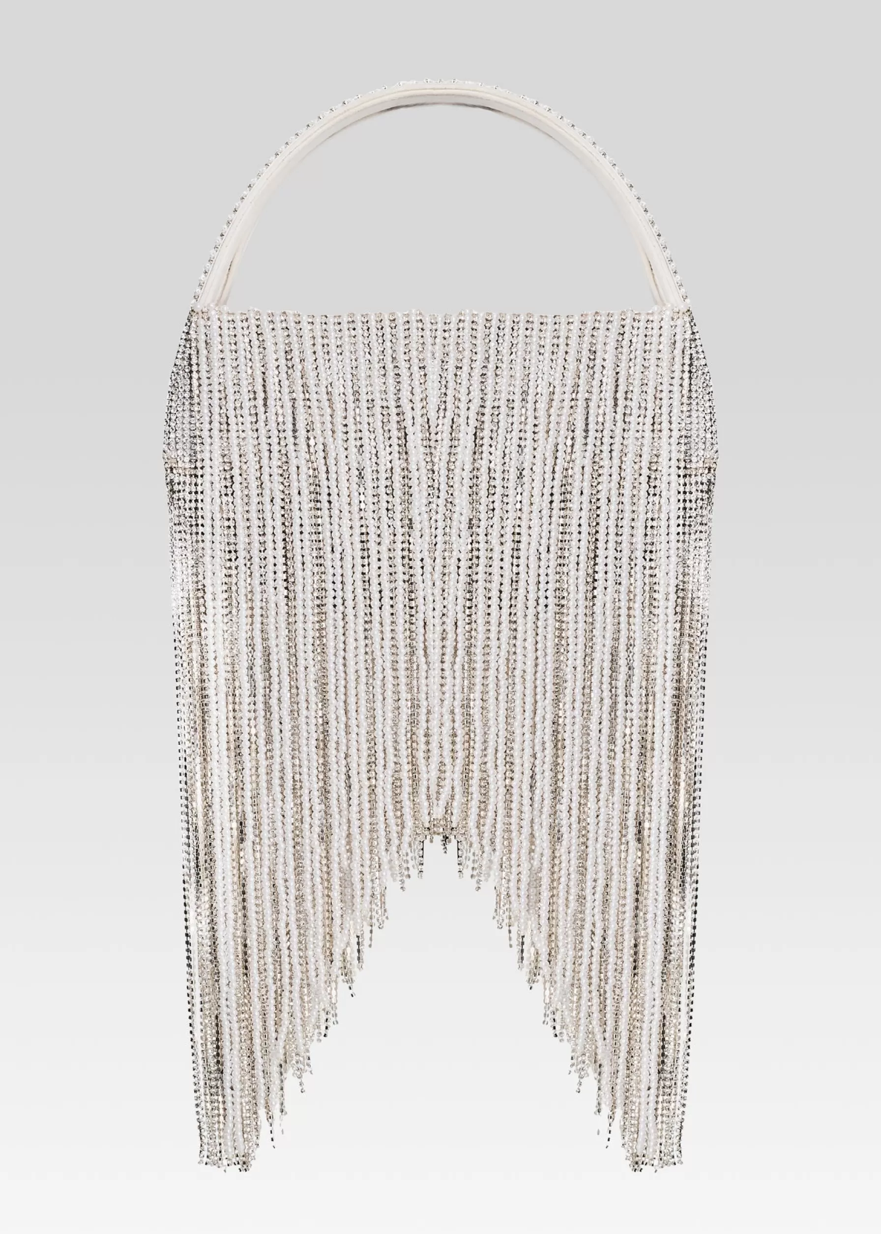 Retrofete Estel Medium Pearl Fringe Bag White Pearl Cheap