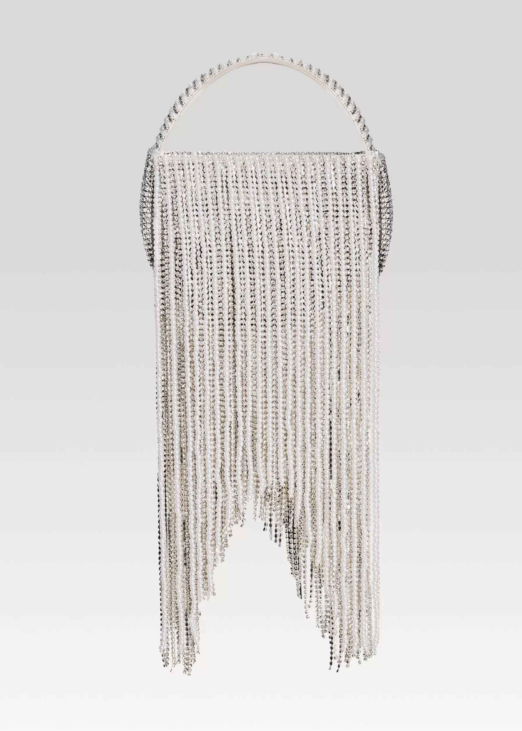 Retrofete Estel Small Pearl Fringe Bag White Pearl Cheap