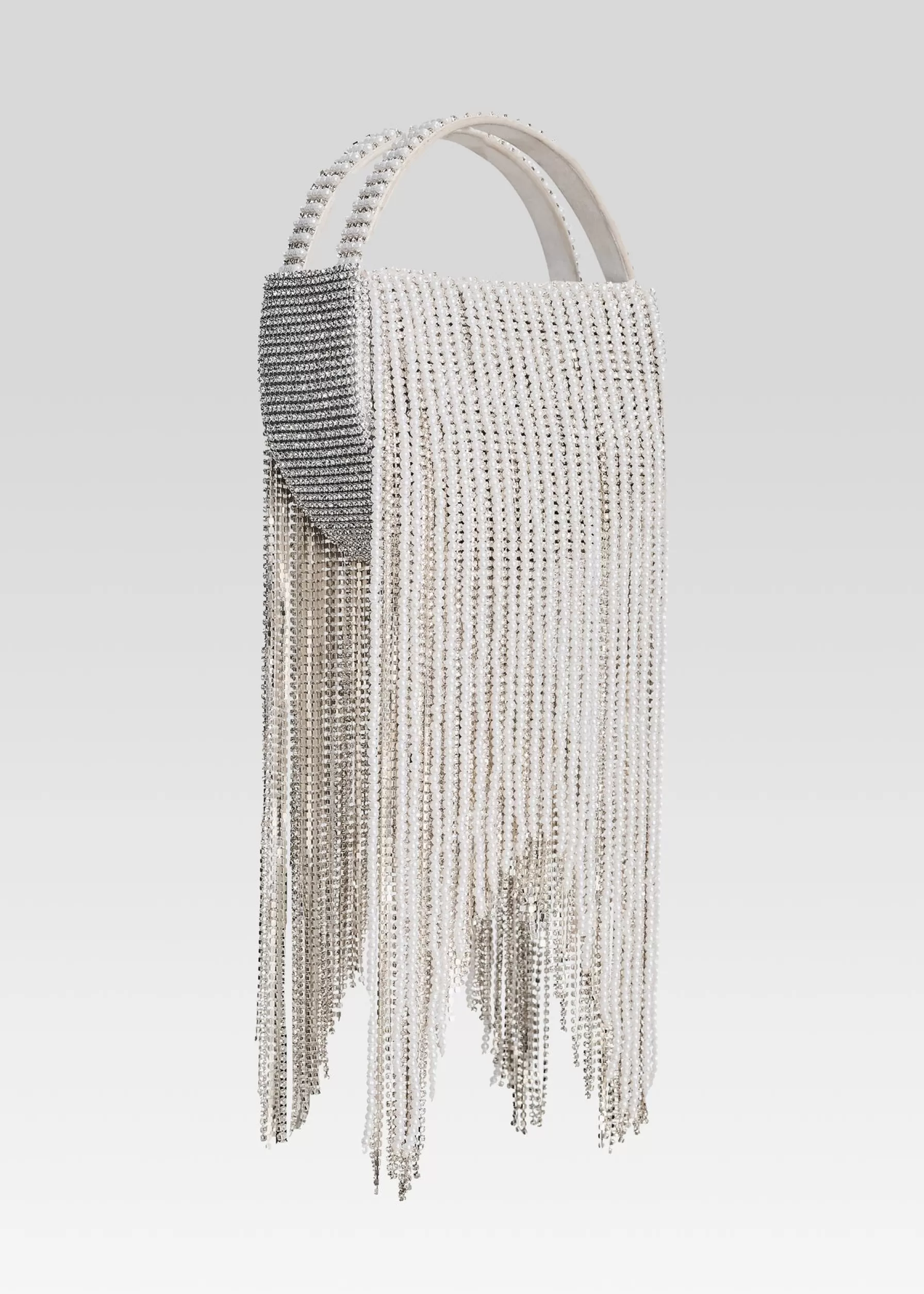 Retrofete Estel Small Pearl Fringe Bag White Pearl Cheap