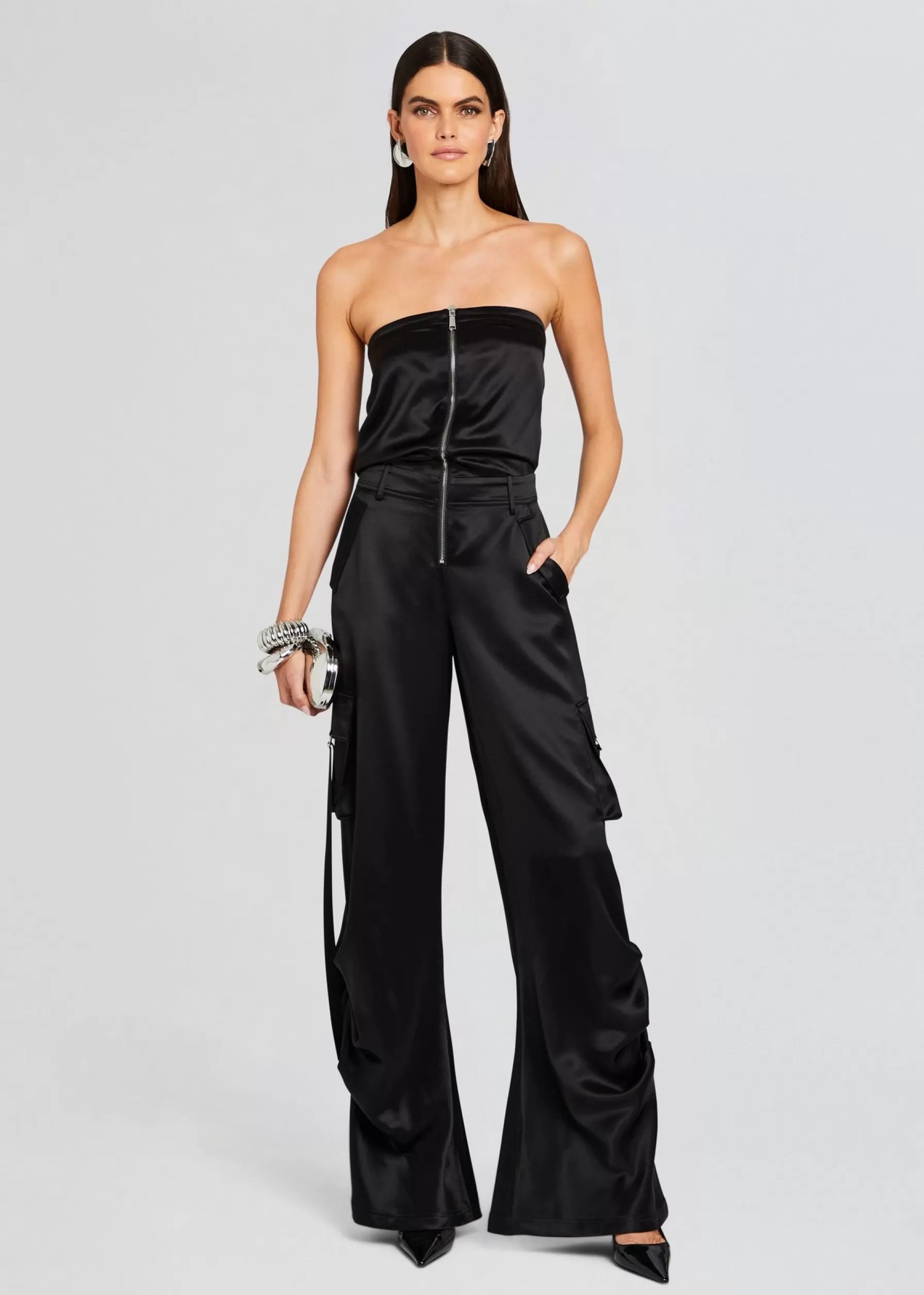 Retrofete Estrella Cargo Jumpsuit Black Shop