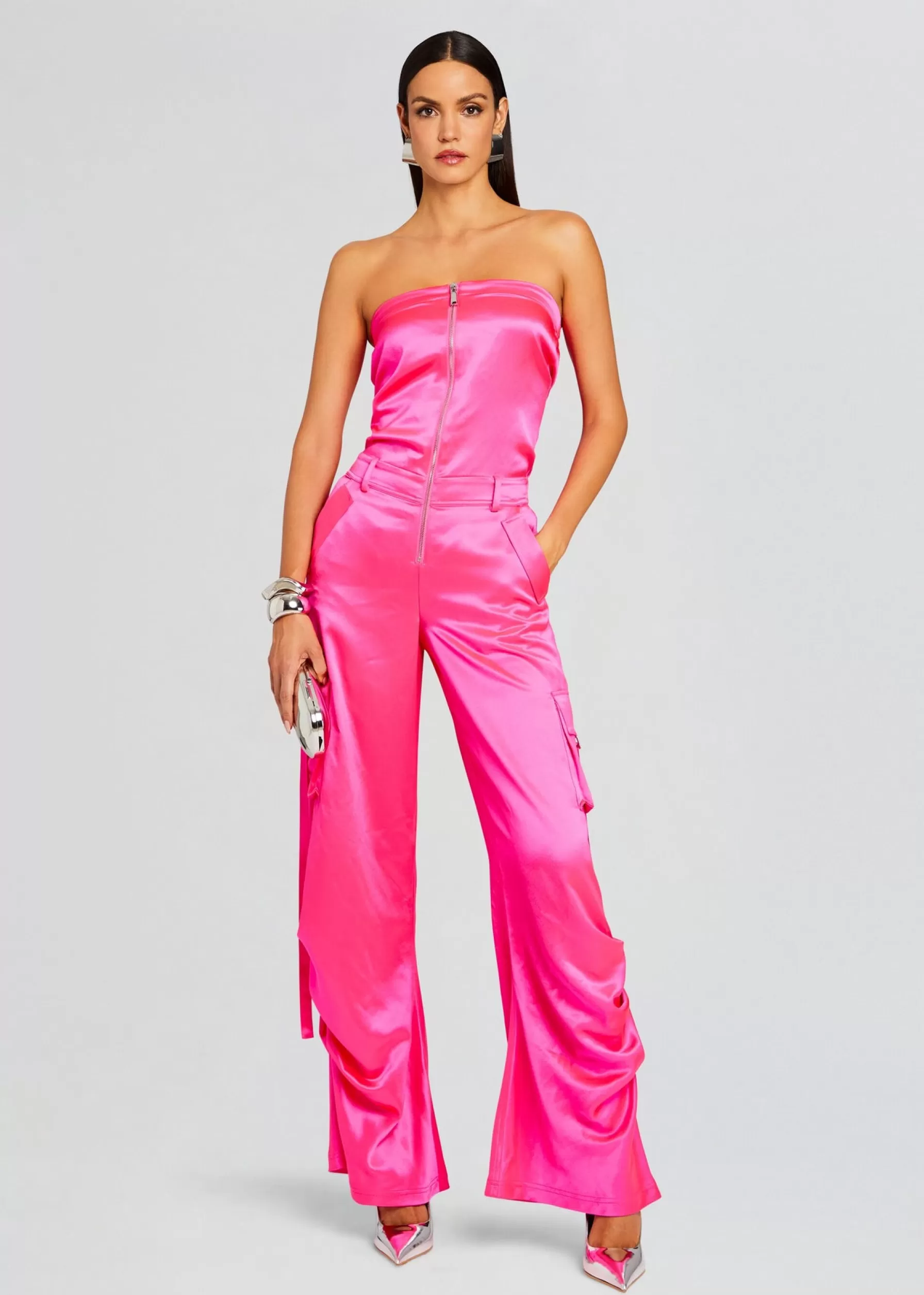 Retrofete Estrella Cargo Jumpsuit Paradise Pink Fashion