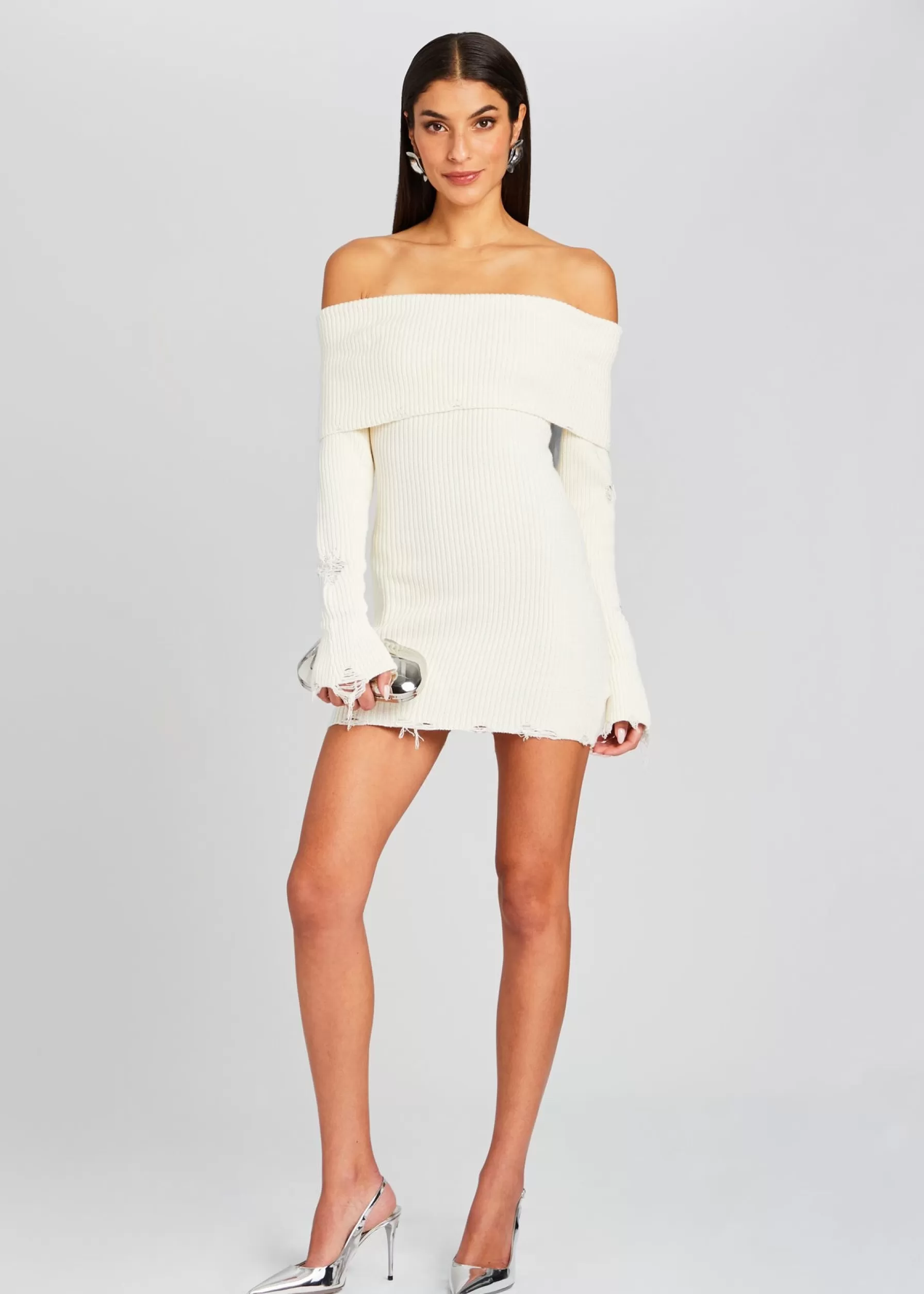 Retrofete Everleigh Dress Winter White Cheap