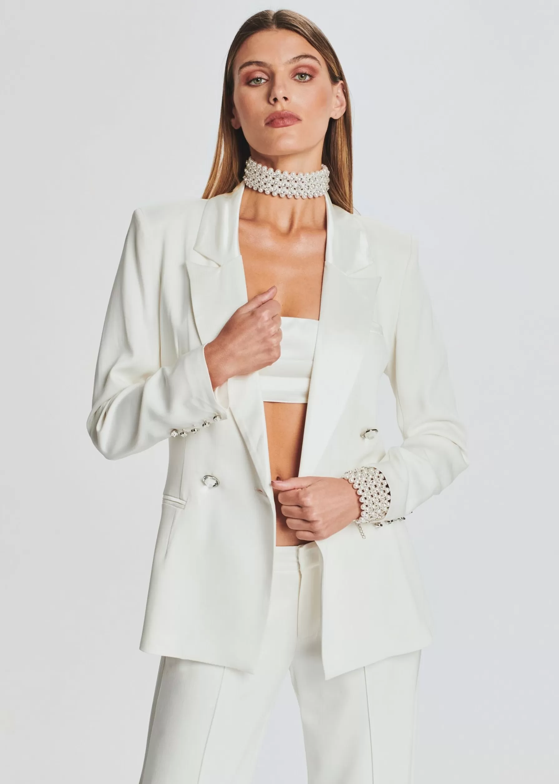 Retrofete Femme Blazer White Best Sale