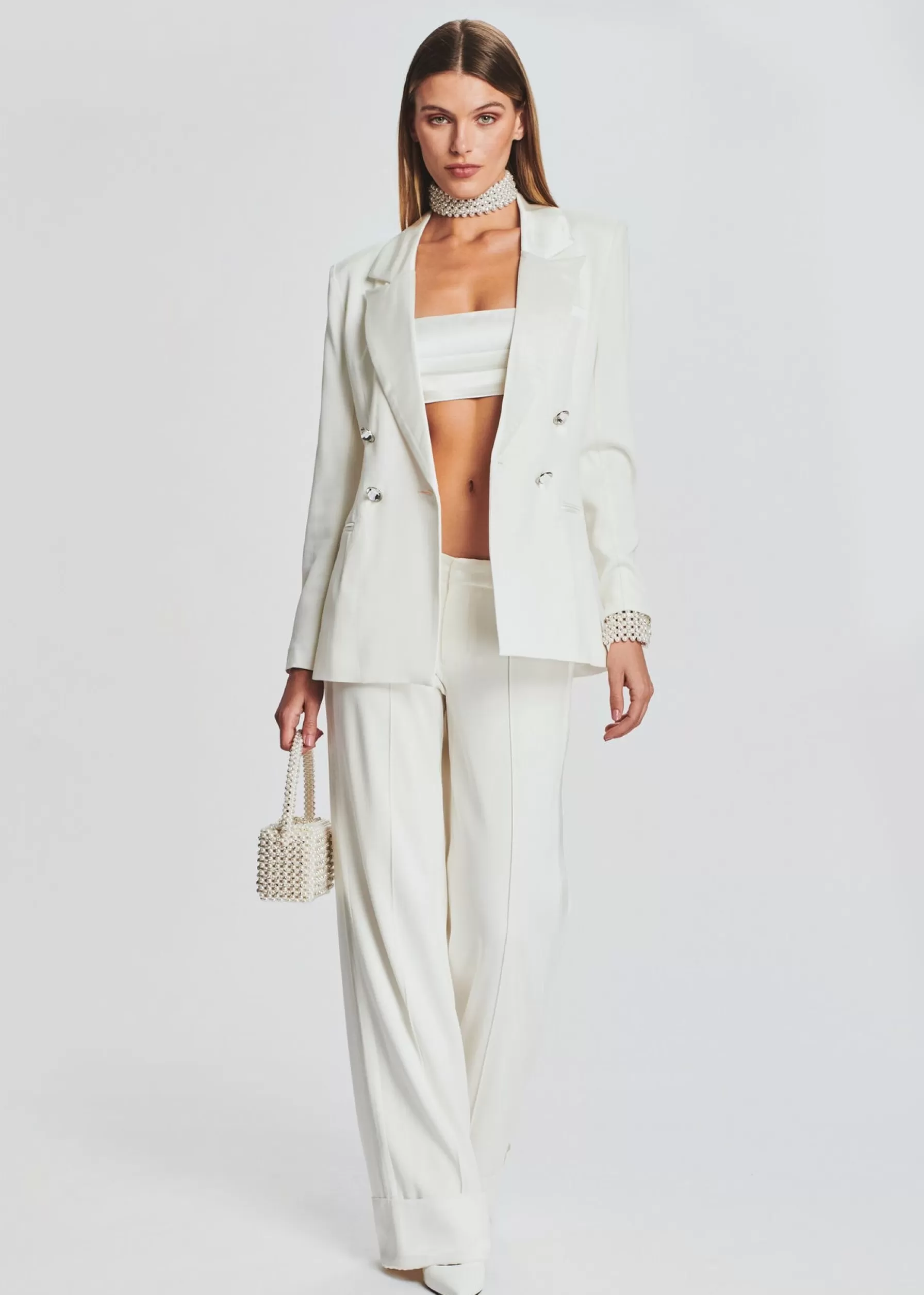 Retrofete Femme Blazer White Best Sale