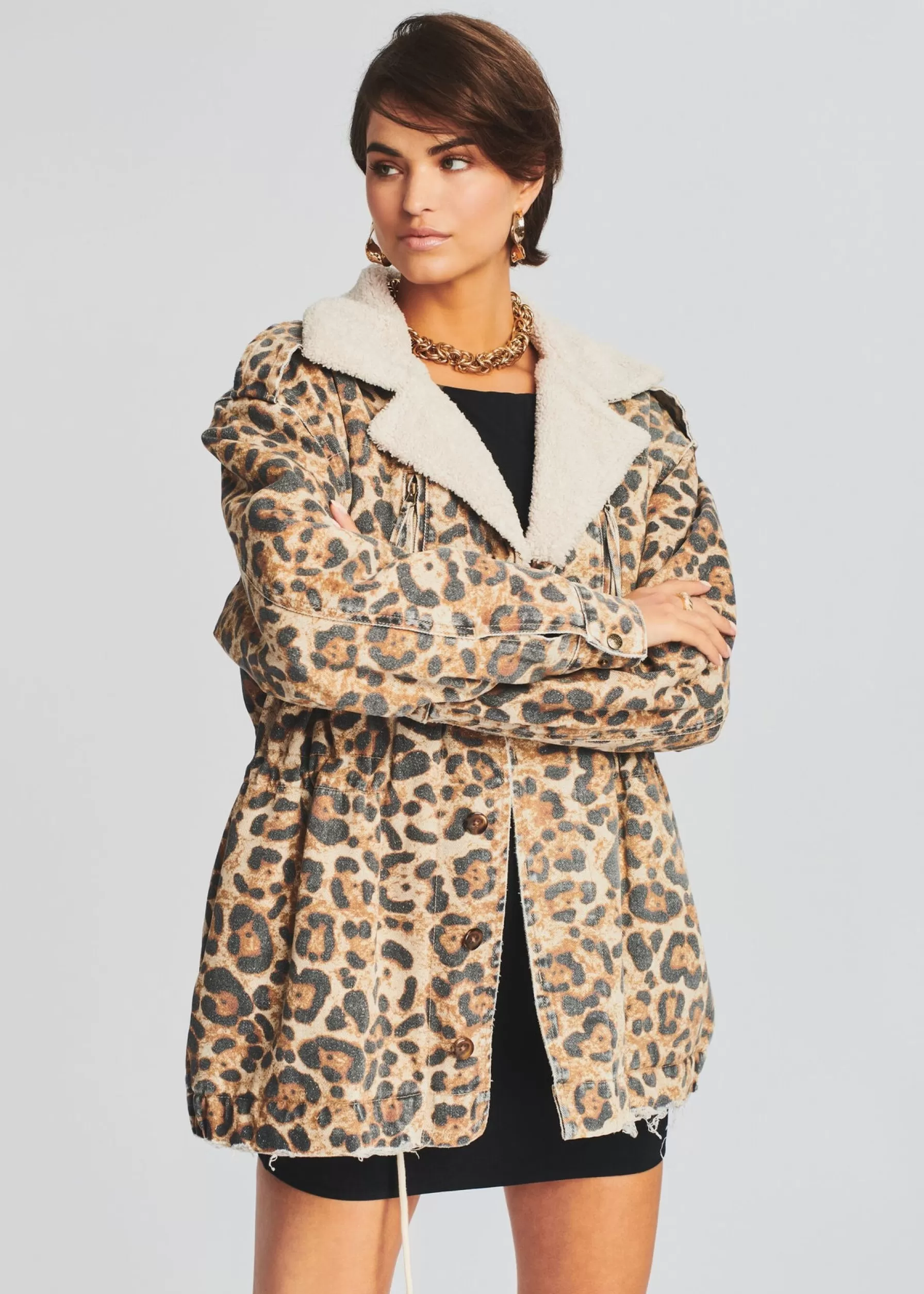 Retrofete Frankie Jacket Leopard Discount