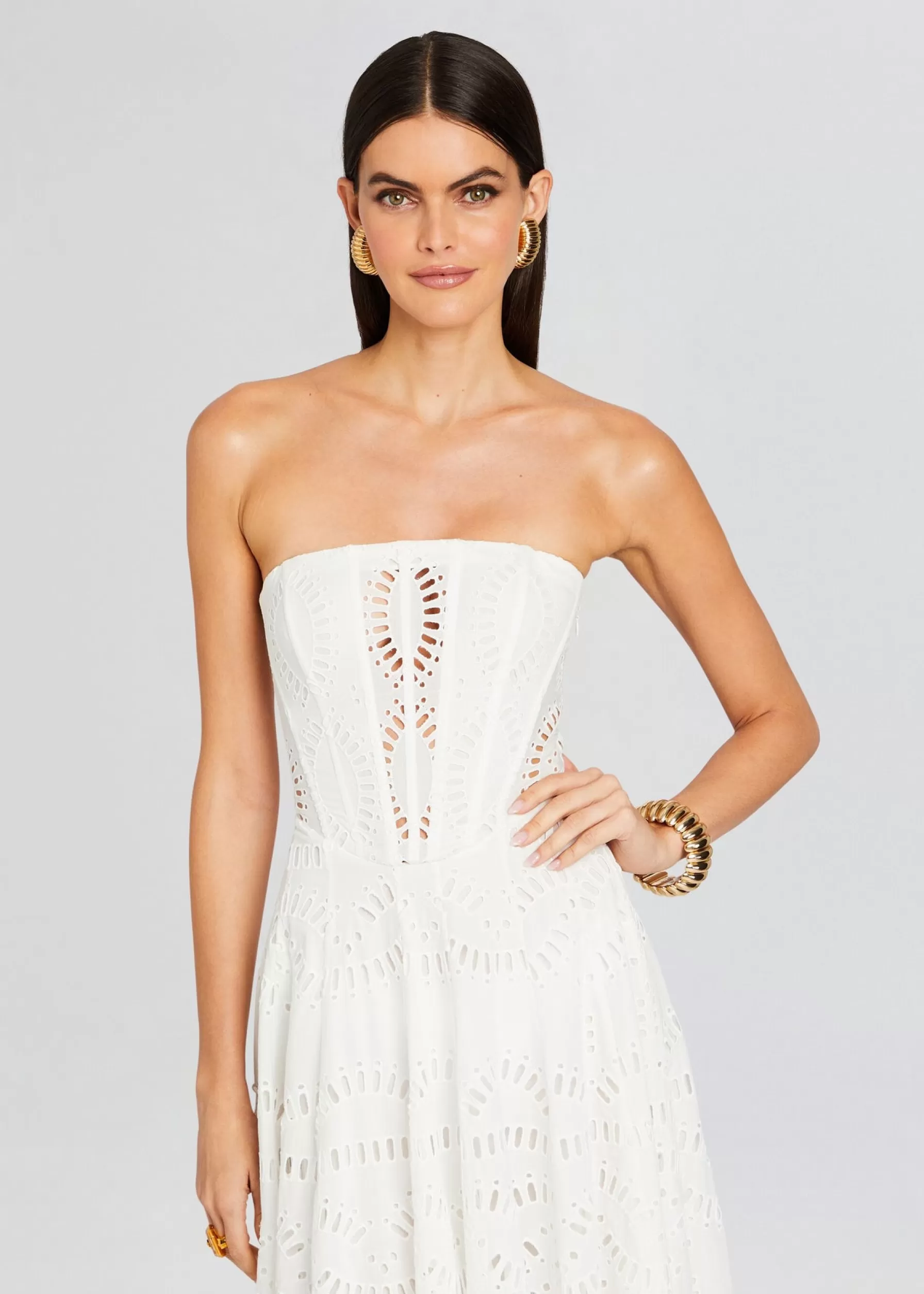 Retrofete Galik Midi Dress White Samoa Best