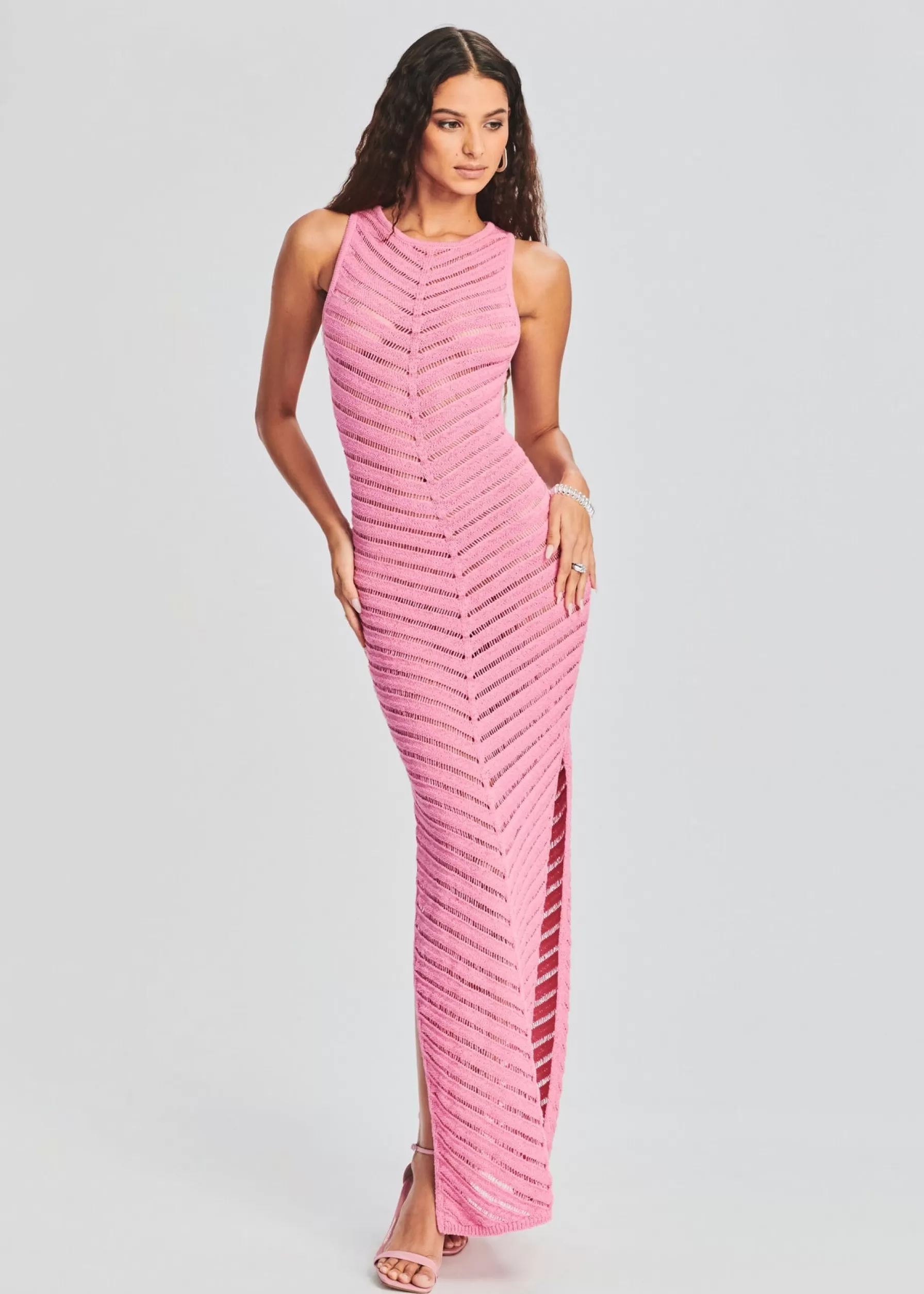 Retrofete Kate Knit Maxi Dress Soft Pink Best