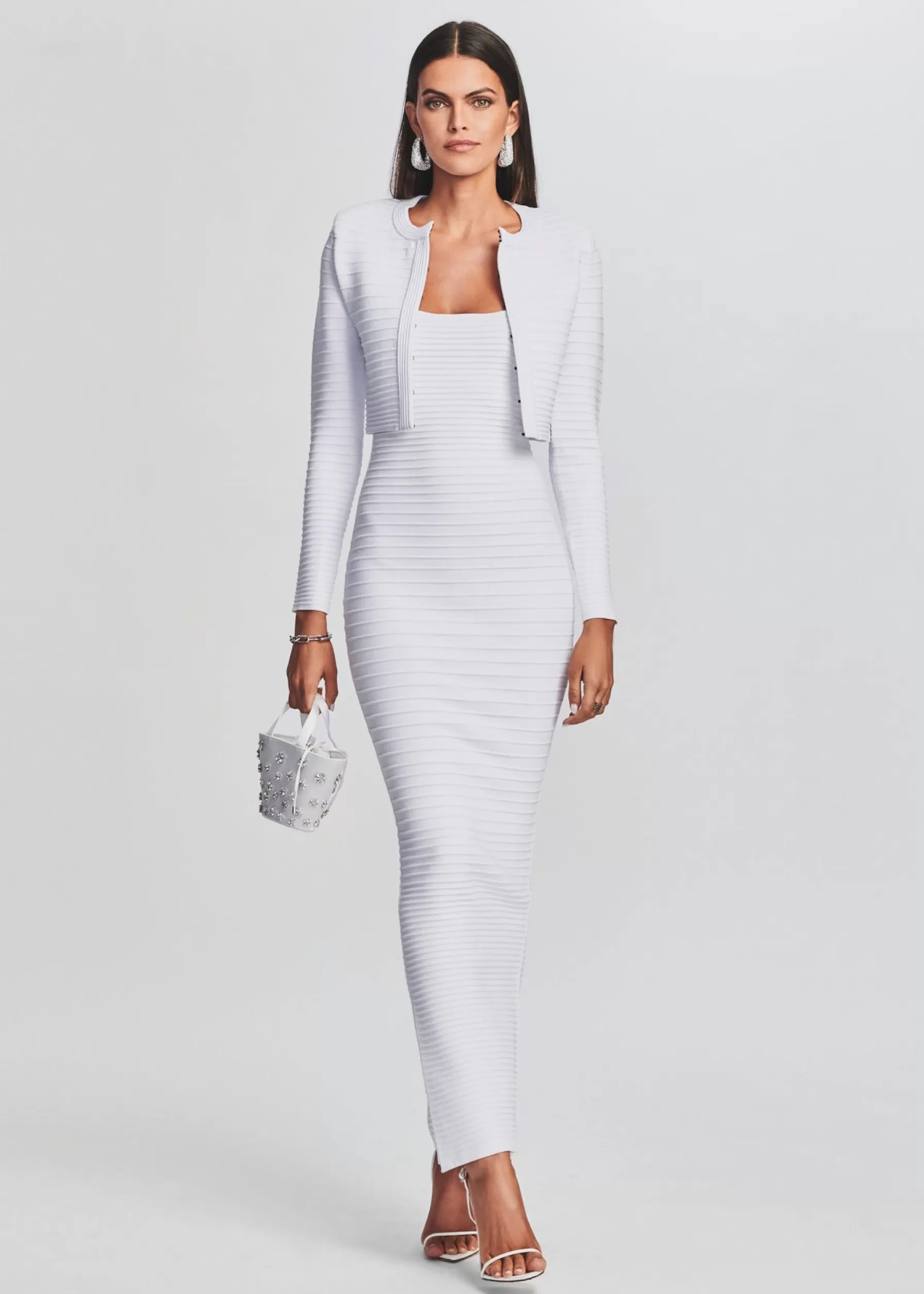 Retrofete Kylie Bandage Knit Dress White Online