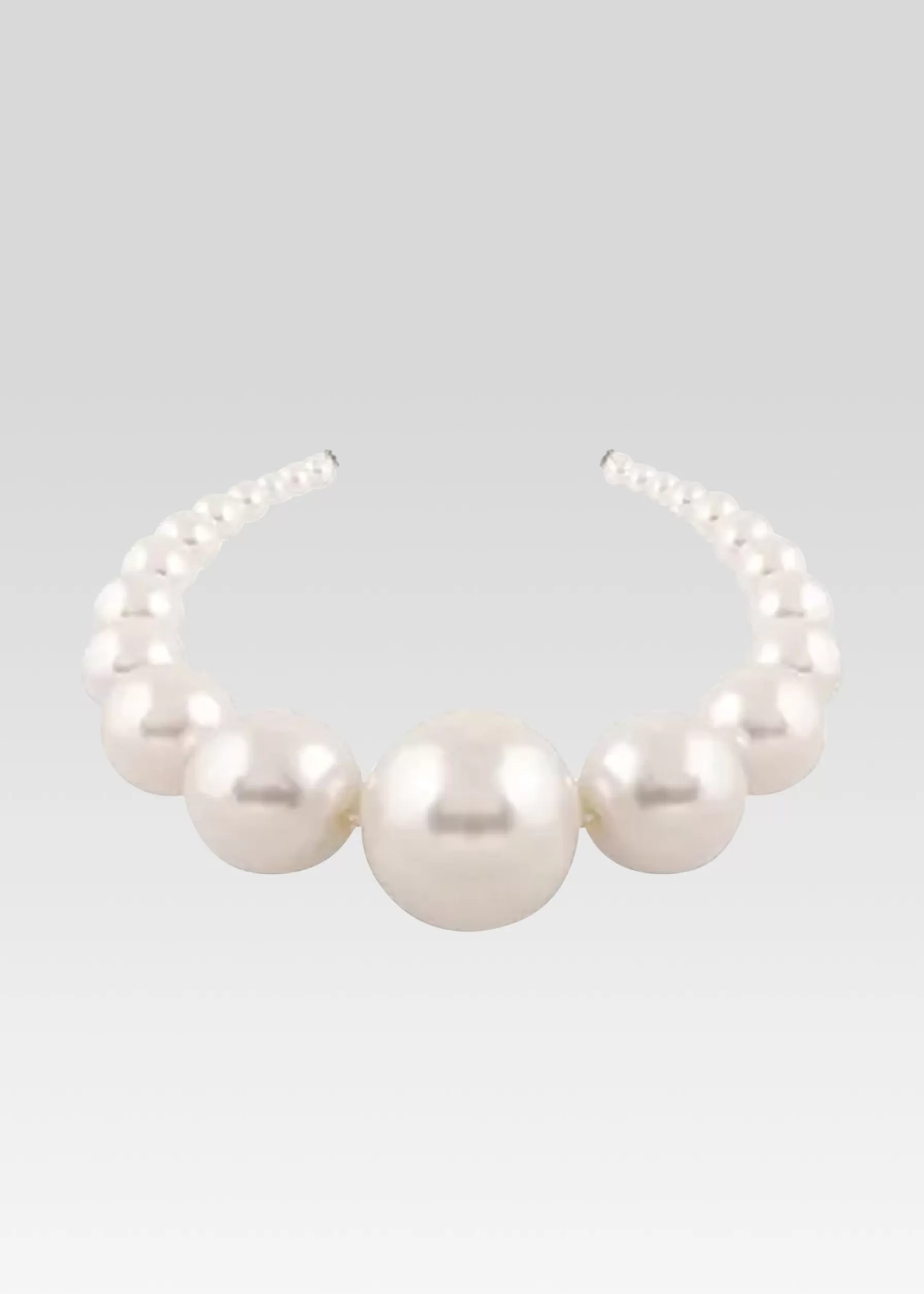 Retrofete Large Venus Pearl Crown Silver Fashion