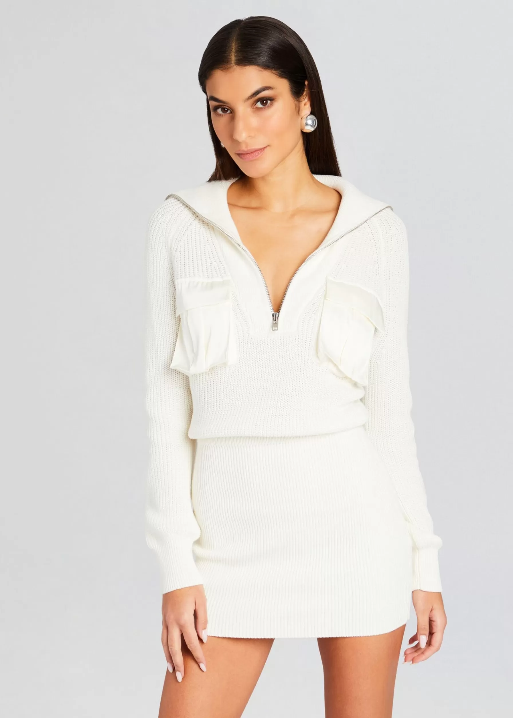 Retrofete Lottie Dress Winter White Flash Sale