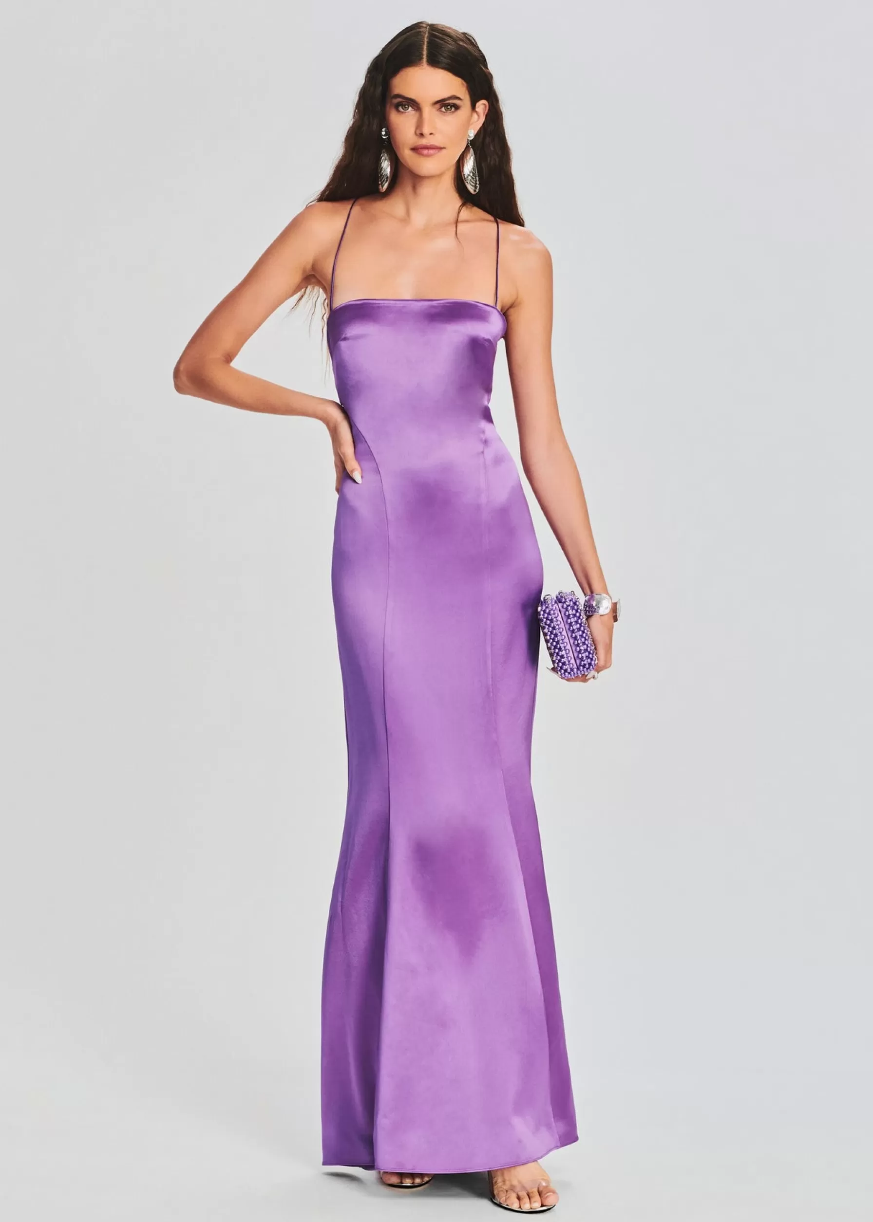 Retrofete Lucinda Dress Orchid Purple New