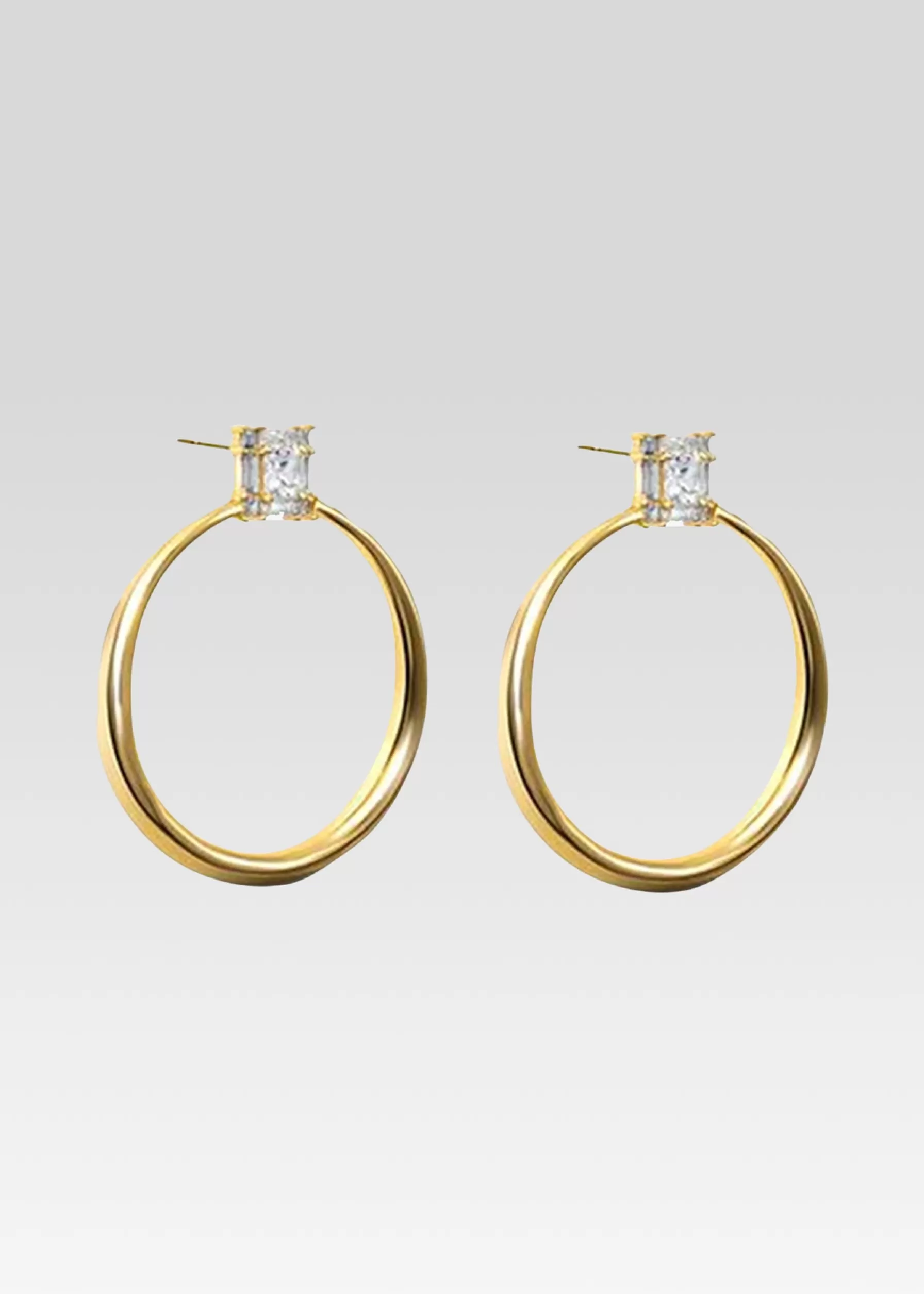 Retrofete Manhattan Hoop Earrings Gold Cheap