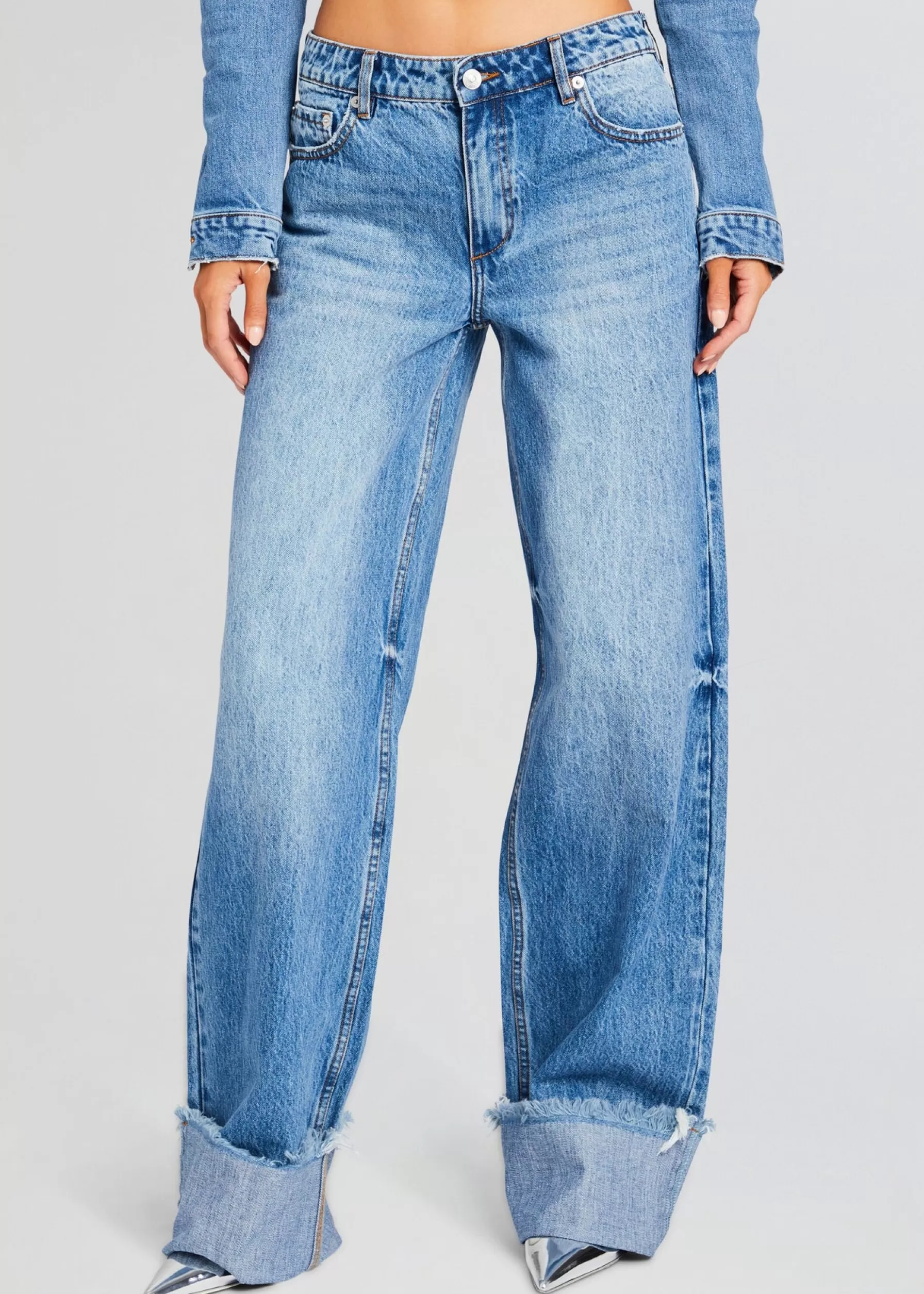 Retrofete Margot Cuffed Boyfriend Jean River Clearance