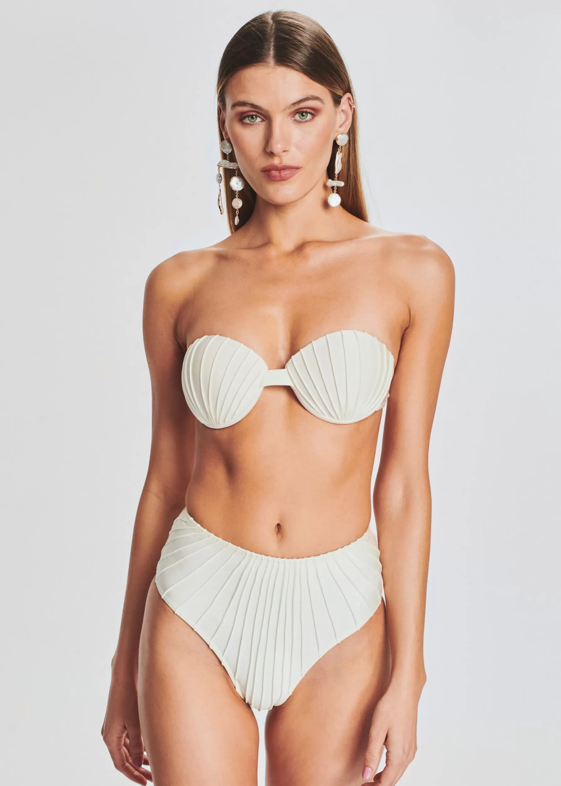 Retrofete Maria Bikini Top Cream Best Sale