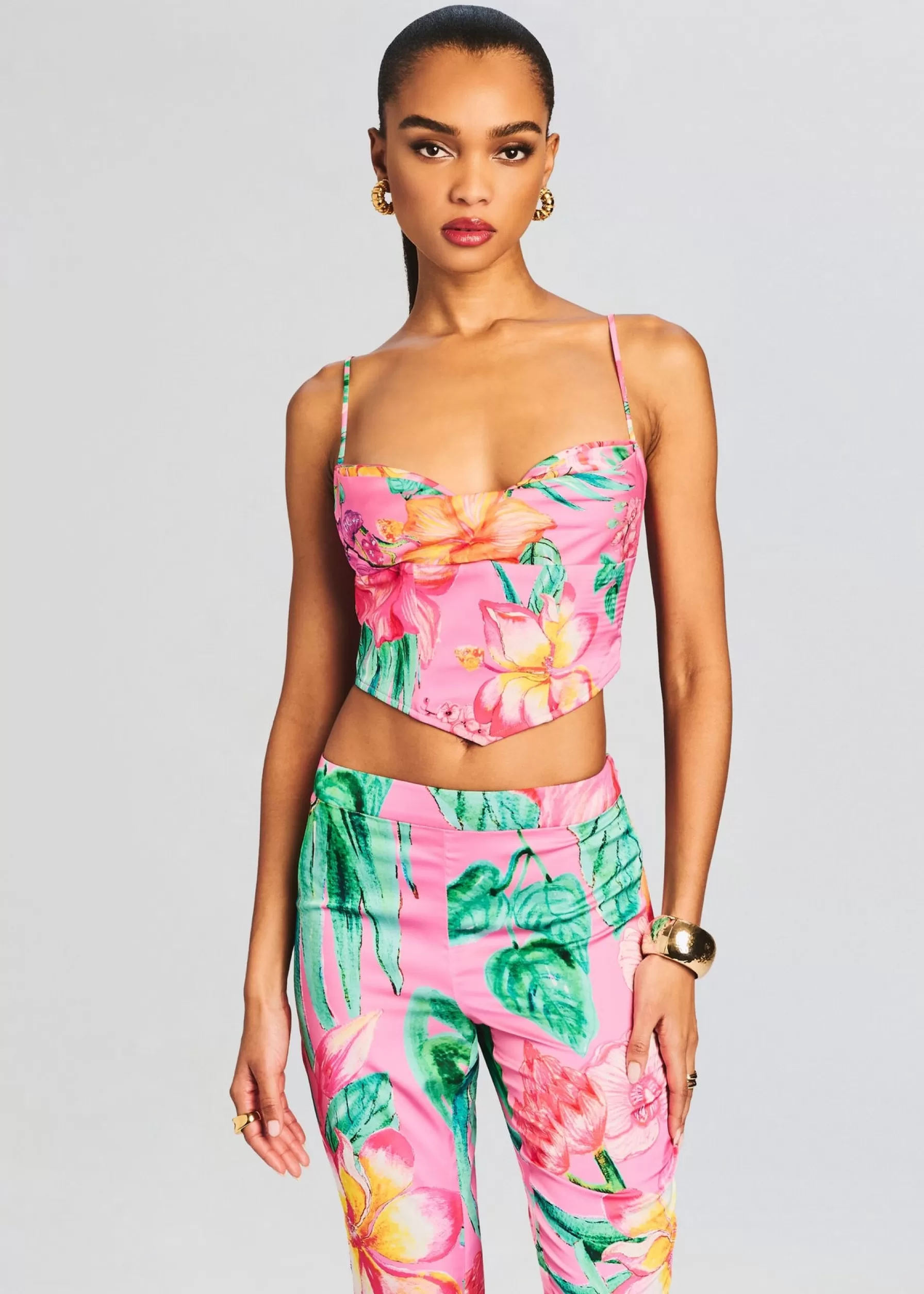 Retrofete Megan Top Pink Floral Fashion