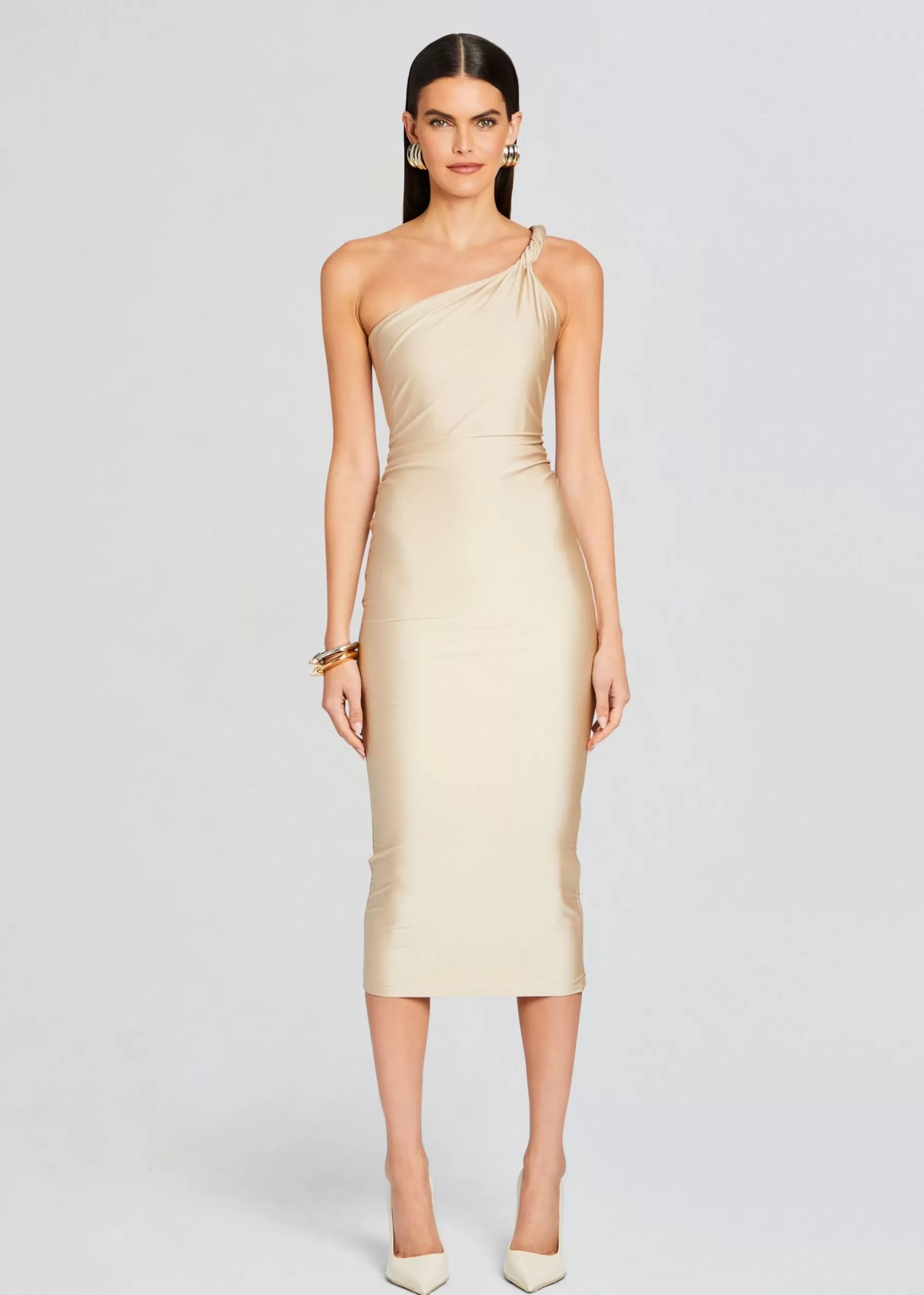 Retrofete Mildred Dress Gold Flash Sale