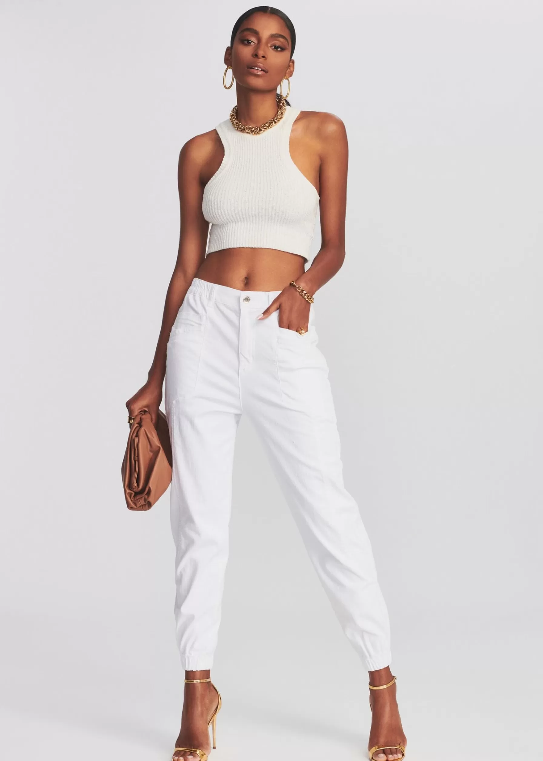 Retrofete Myla Pant Optic White Shop