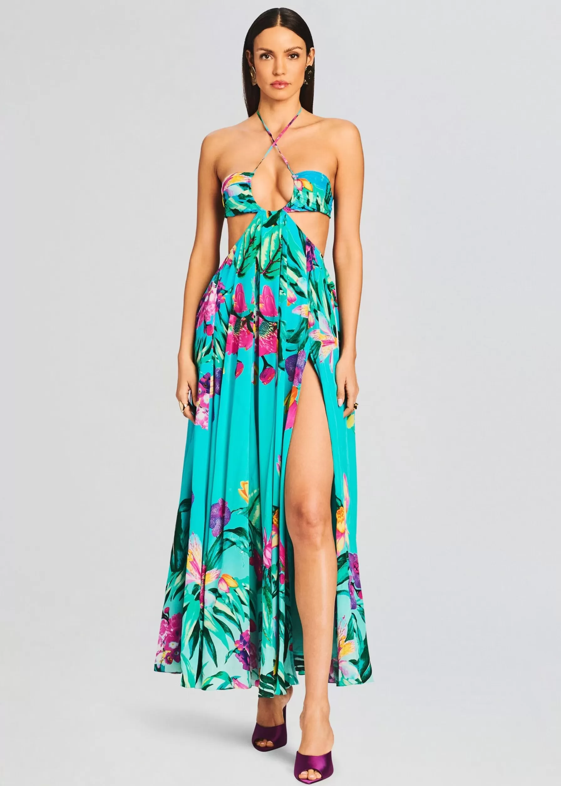 Retrofete Ocean Maxi Dress Turquoise Discount