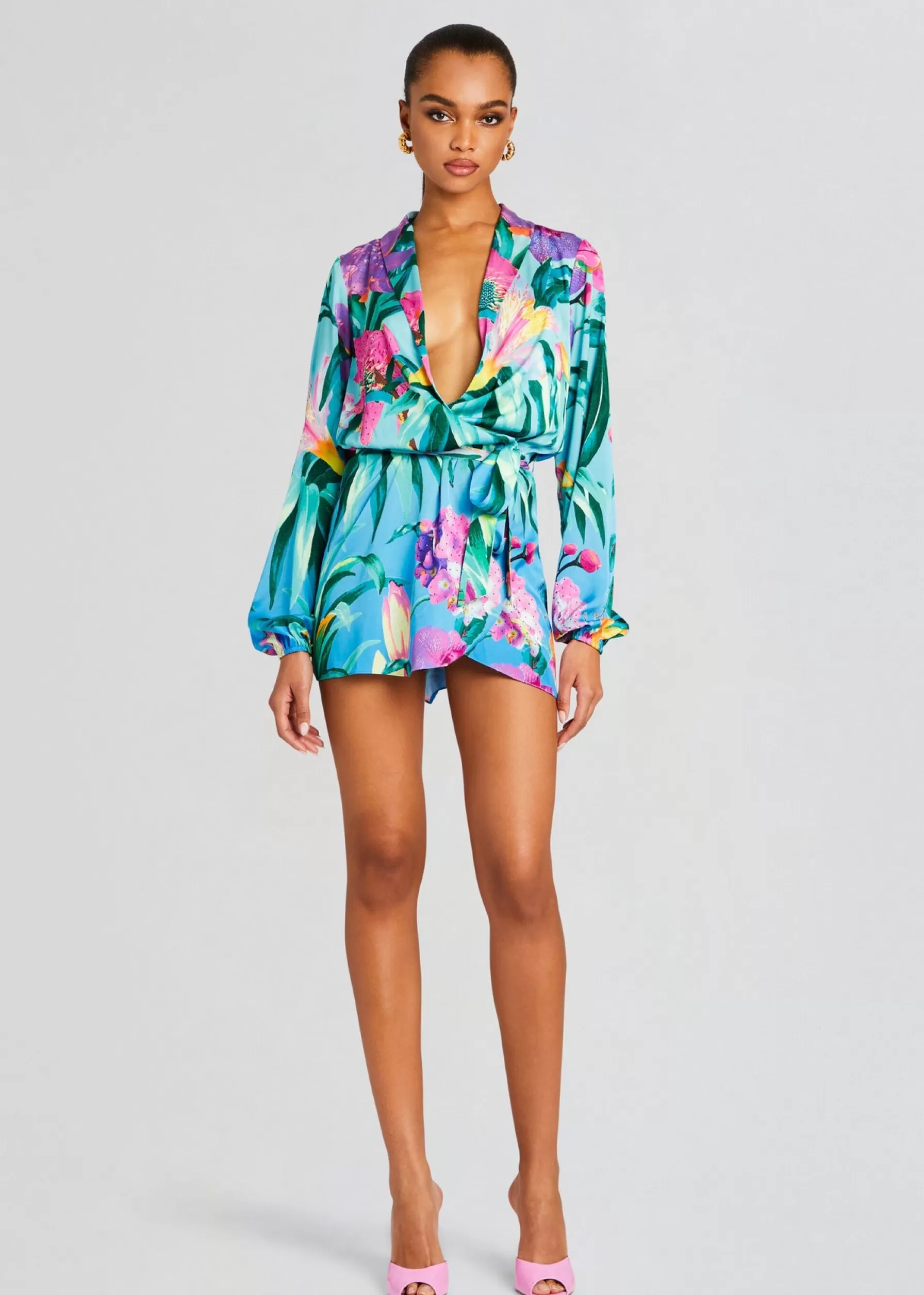 Retrofete Ocean Mini Dress Turquoise Sale