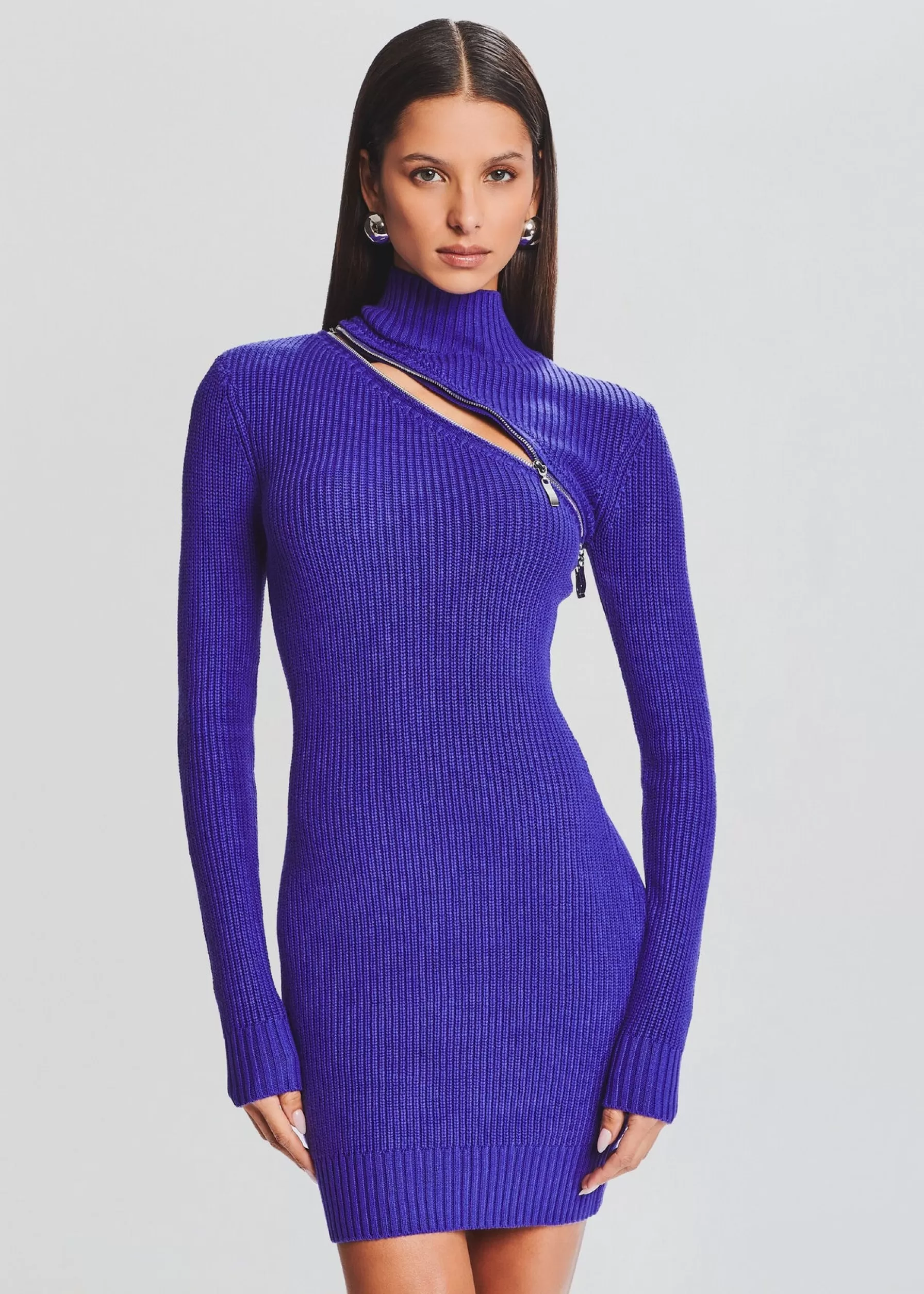 Retrofete Oceana Sweater Dress Violet Indigo Discount