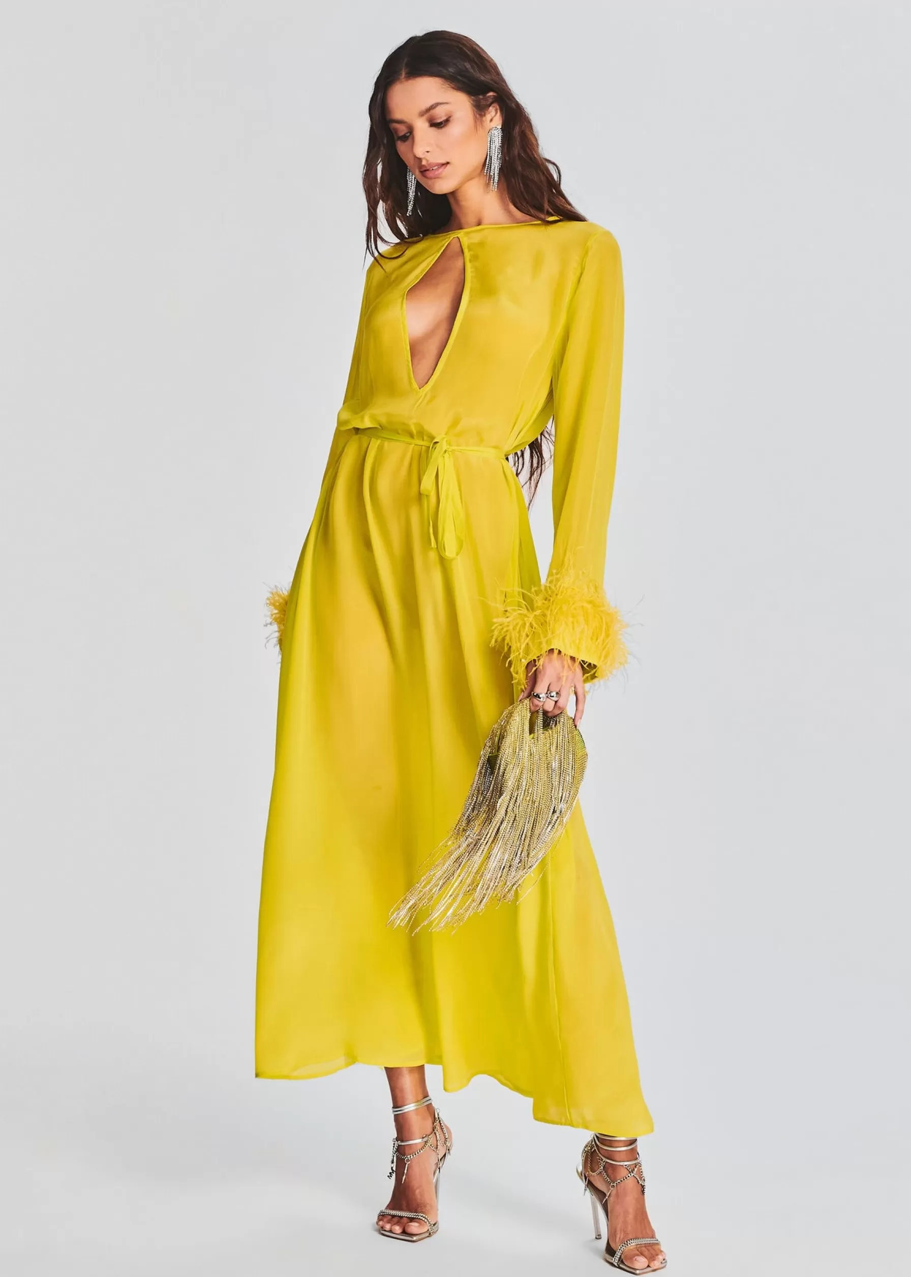 Retrofete Odell Maxi Dress Yellow Cheap