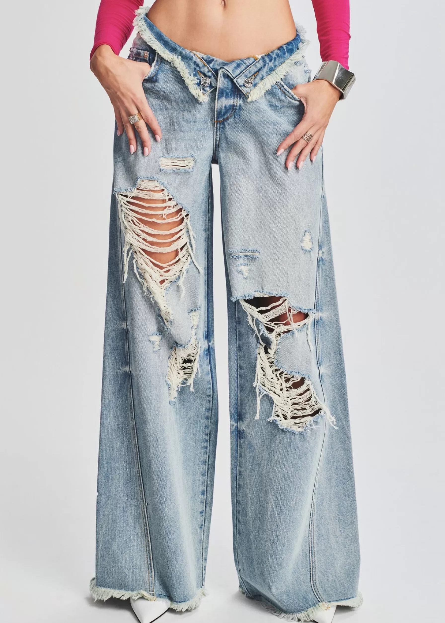 Retrofete Ollie Wide Leg Jean Coastline Best