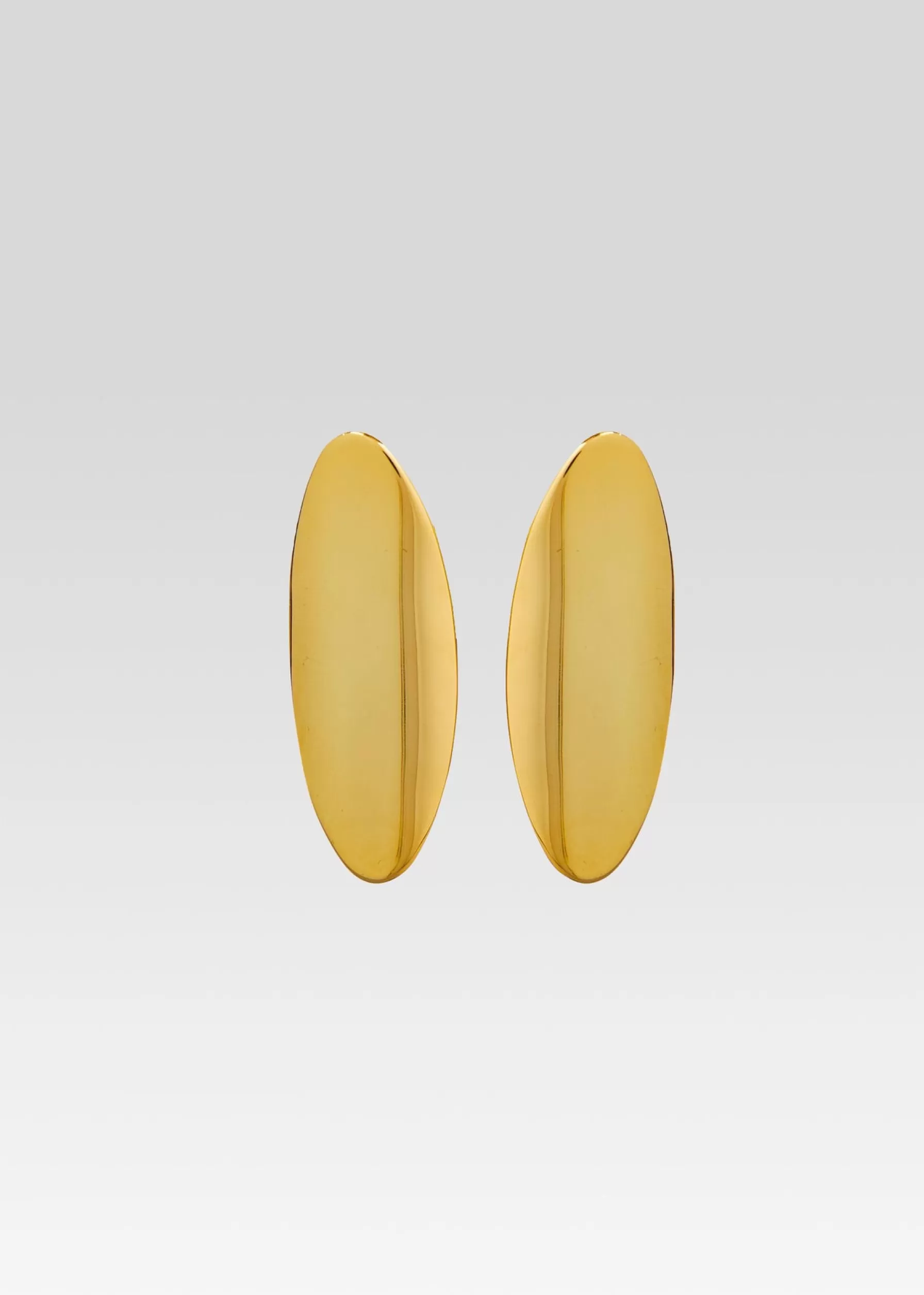 Retrofete Oval Earring Gold New