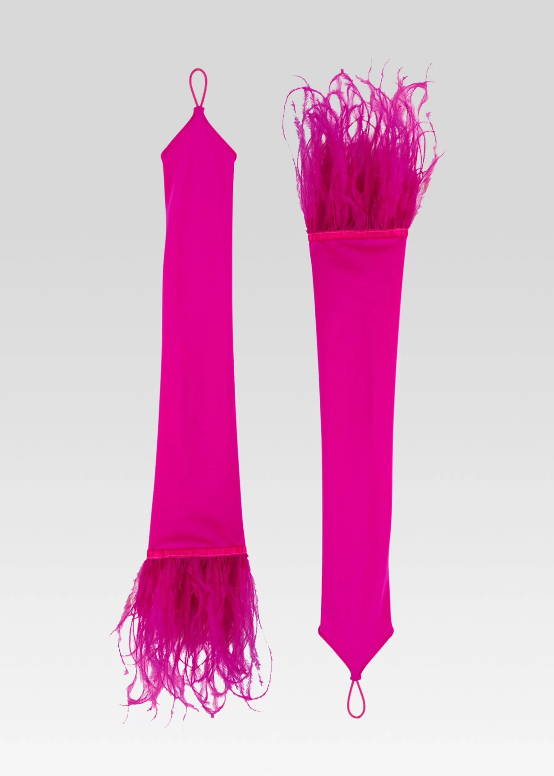 Retrofete Penny Feather Gloves Neon Pink Flash Sale