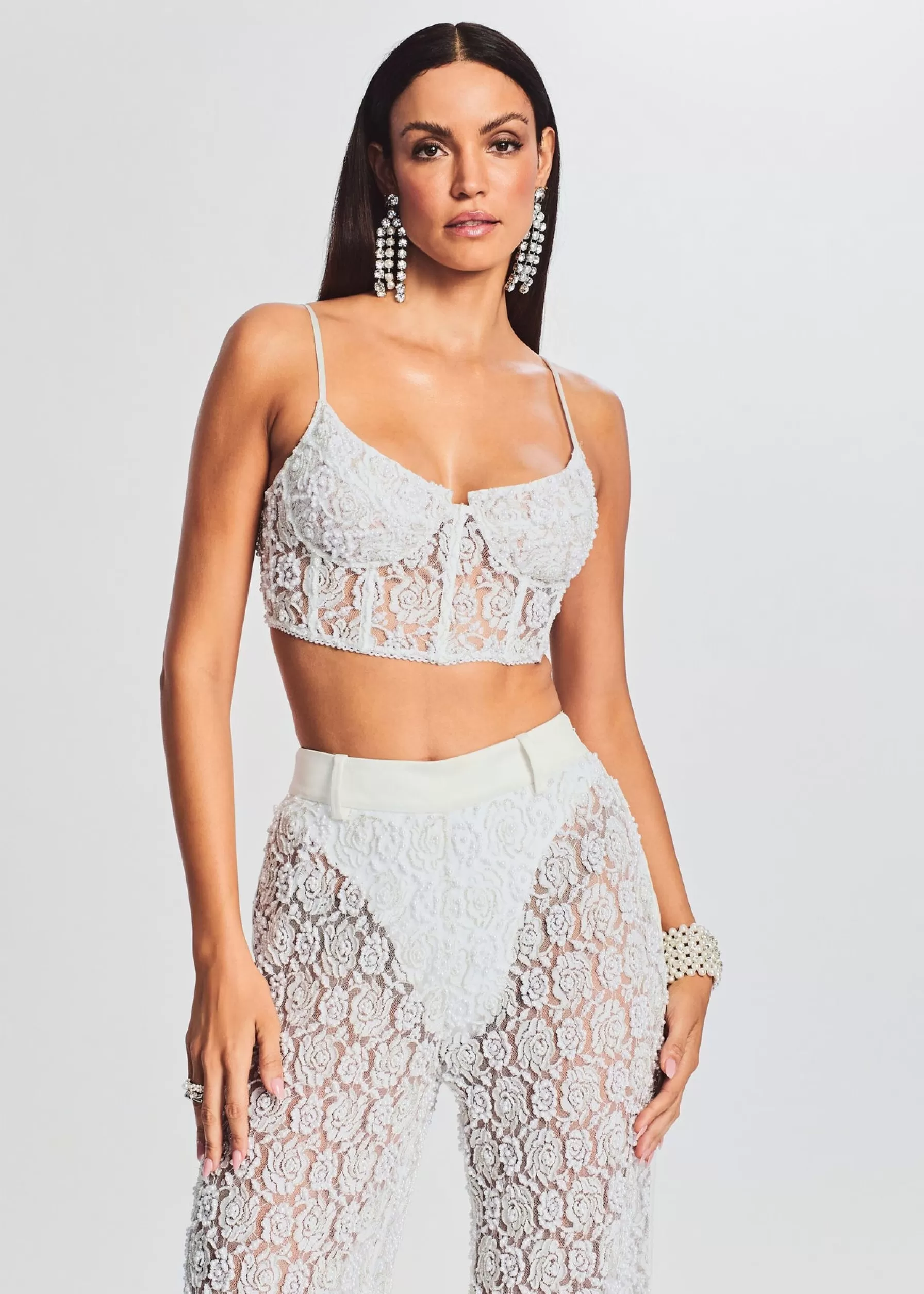 Retrofete Pessa Lace Top White Hot