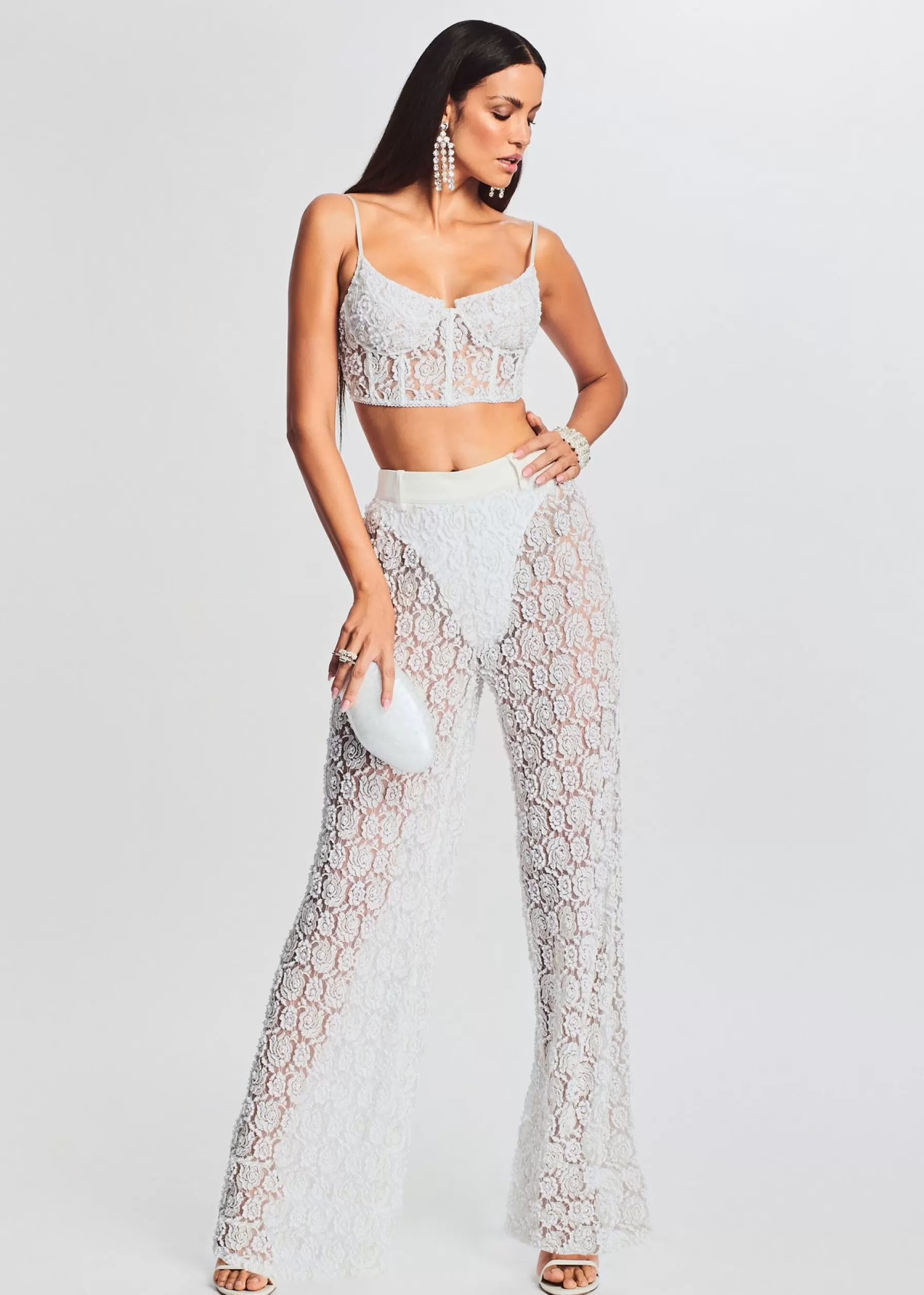 Retrofete Pessa Lace Top White Hot