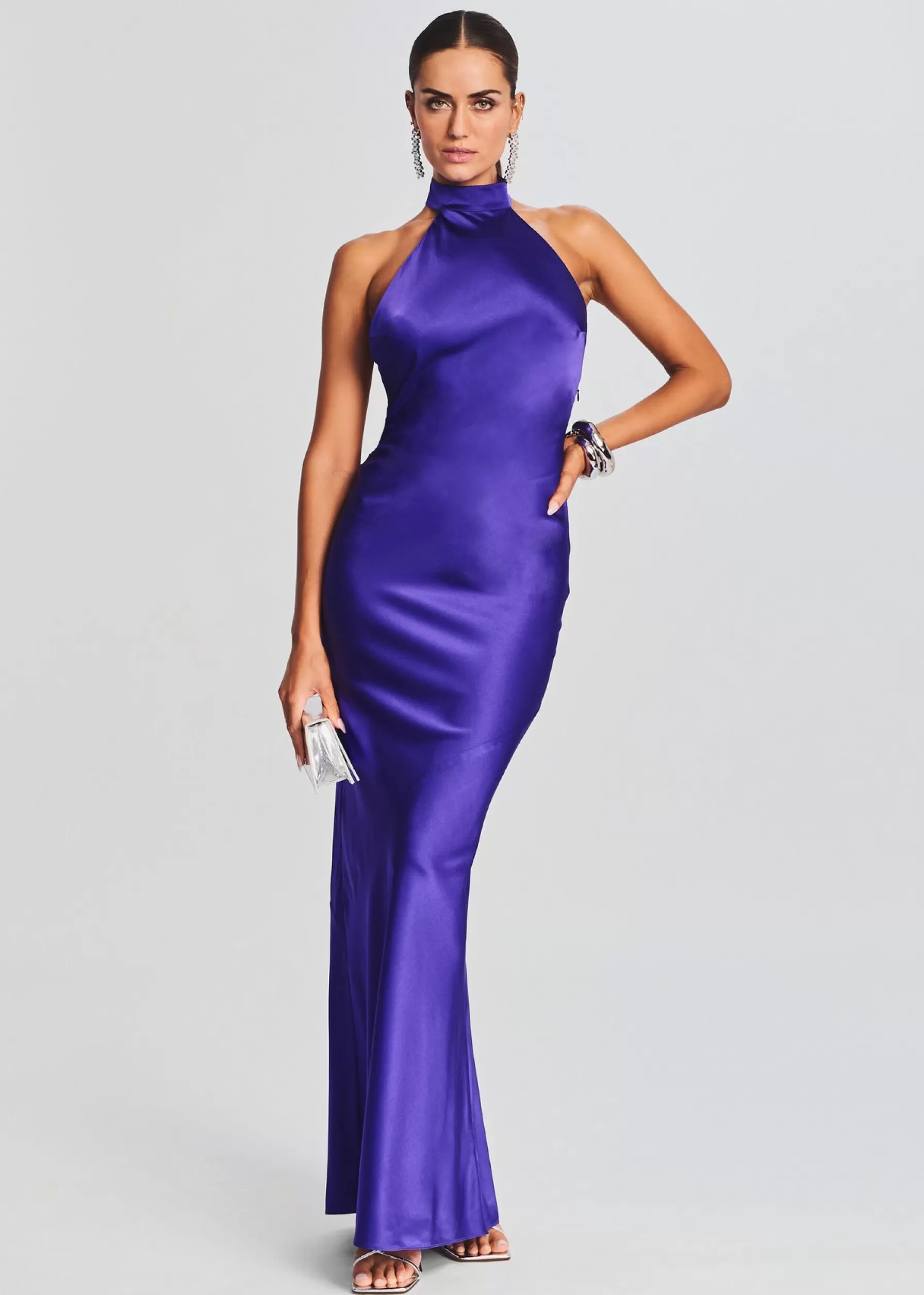 Retrofete Phera Maxi Dress Violet Indigo Outlet