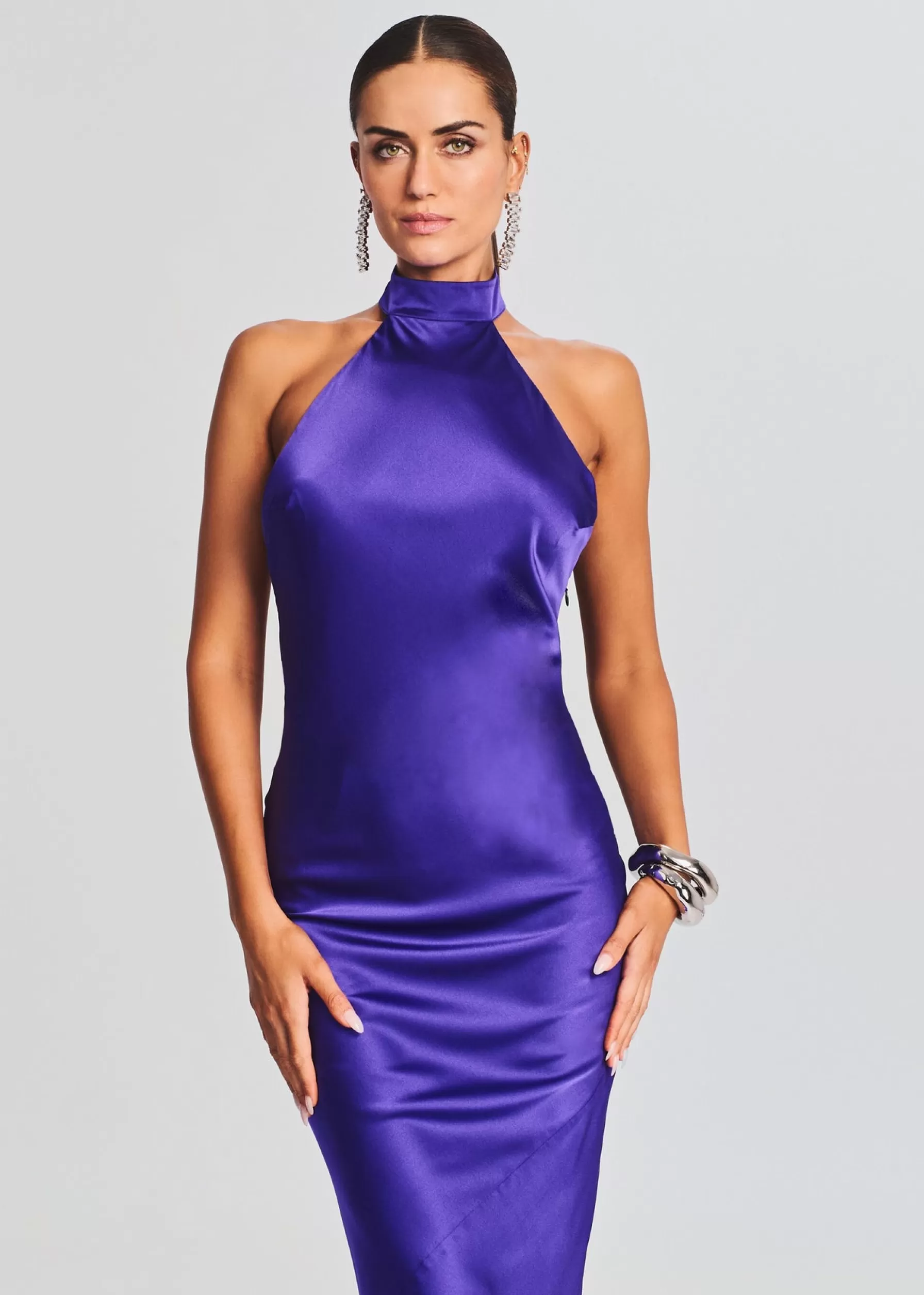 Retrofete Phera Maxi Dress Violet Indigo Fashion