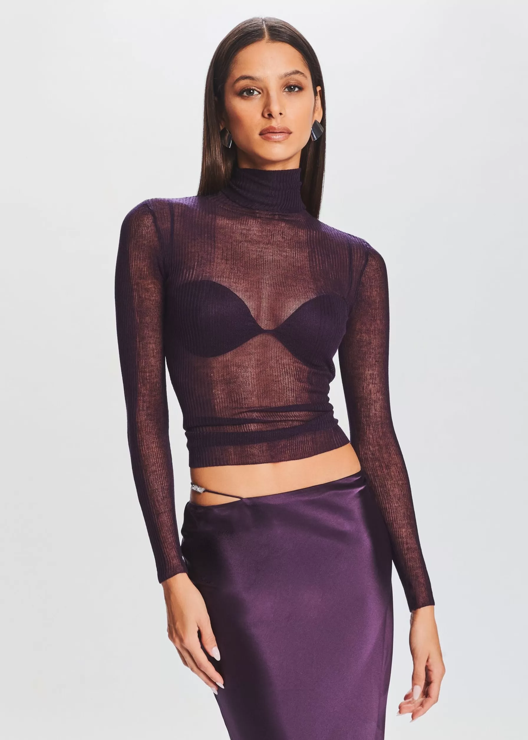 Retrofete Piper Sweater Eggplant Best Sale