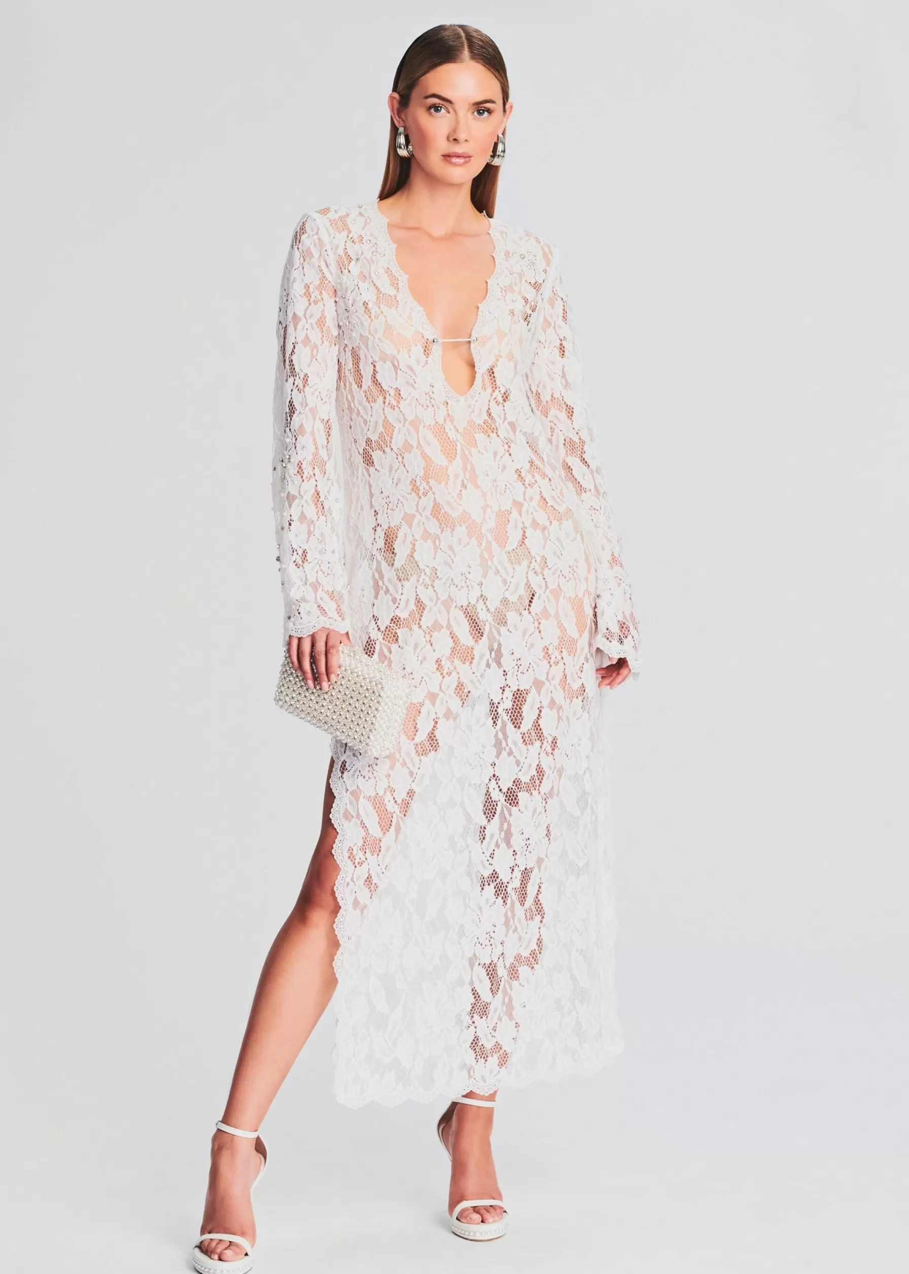 Retrofete Reet Lace Kaftan White Fashion